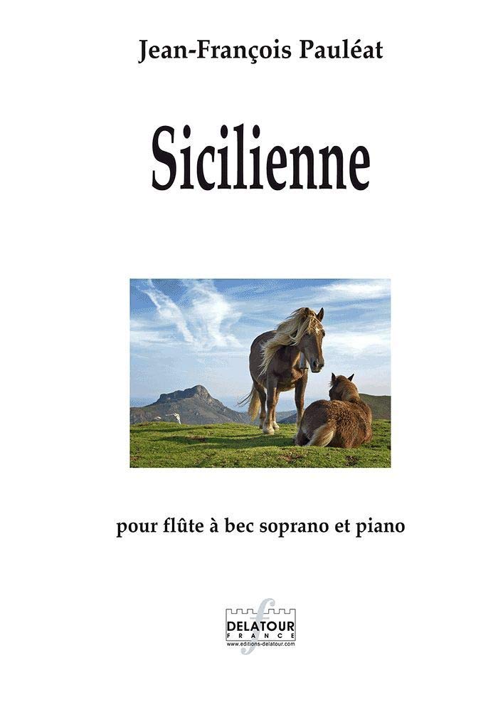 Sicilienne pour flute a bec soprano et piano book