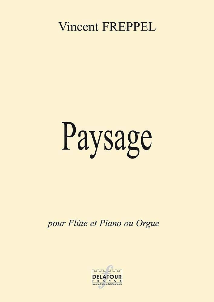 Paysage pour flute et piano ou orgue book