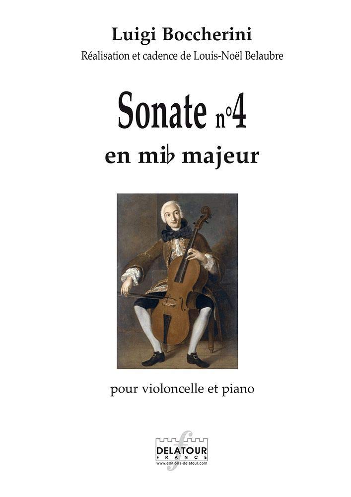 Sonate n04 en mib majeur pour violoncelle et piano book