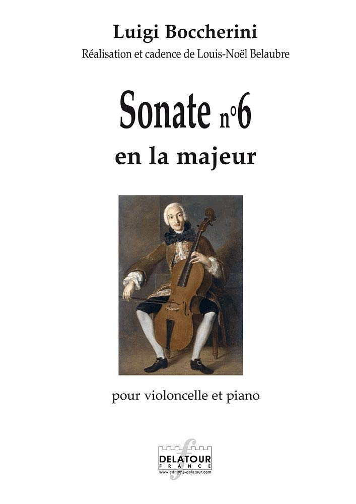 Sonate n06 en la majeur pour violoncelle et piano book