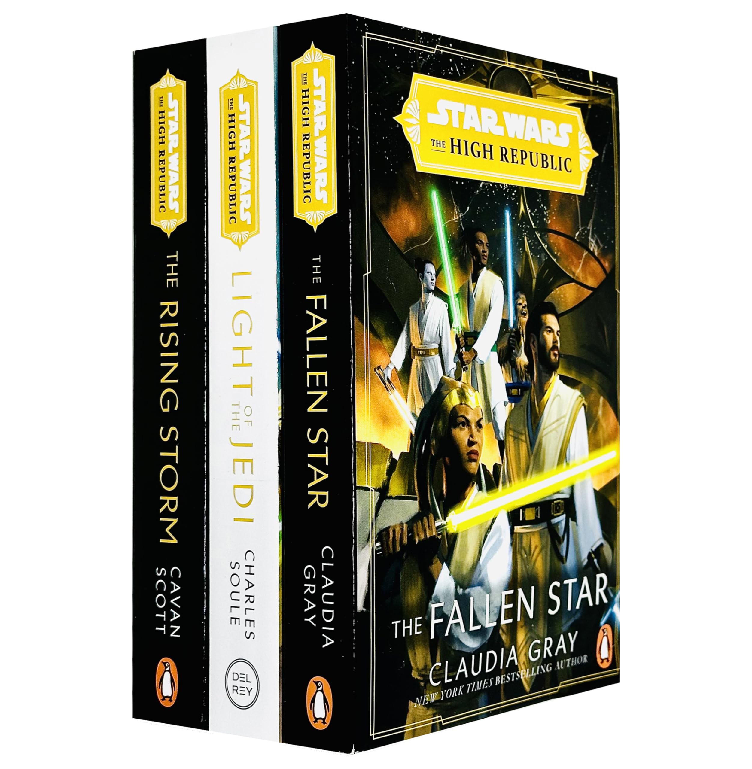 Star Wars: The High Republic Series 3 Books Collection Set (Light of the Jedi, The Rising Storm & The Fallen Star) Fantasy & Sci-Fi