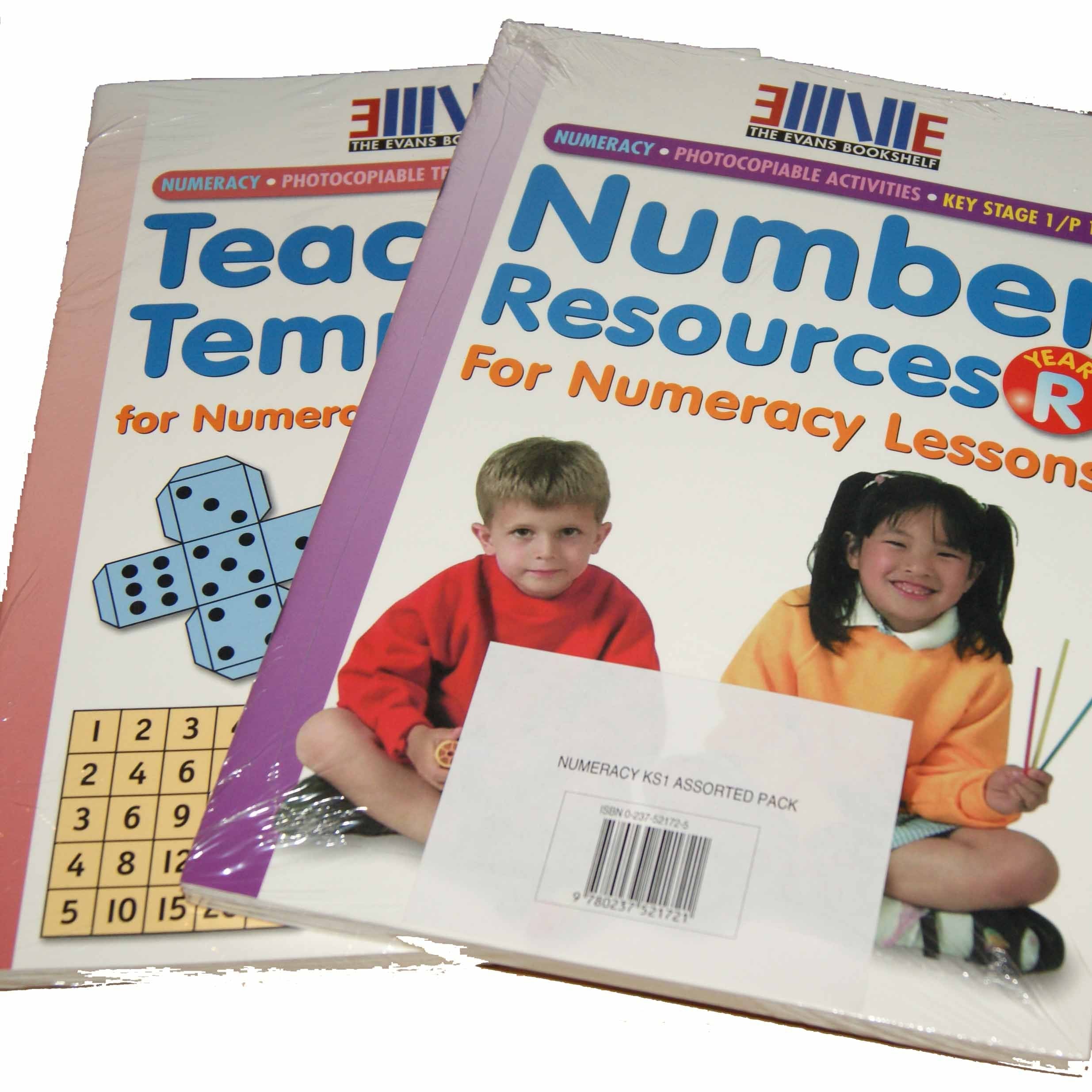 Number Resources for Numeracy KS 1: Reception, Year 1, Year 2 and Teachers Templates(Pack) Professional & Reference Books
