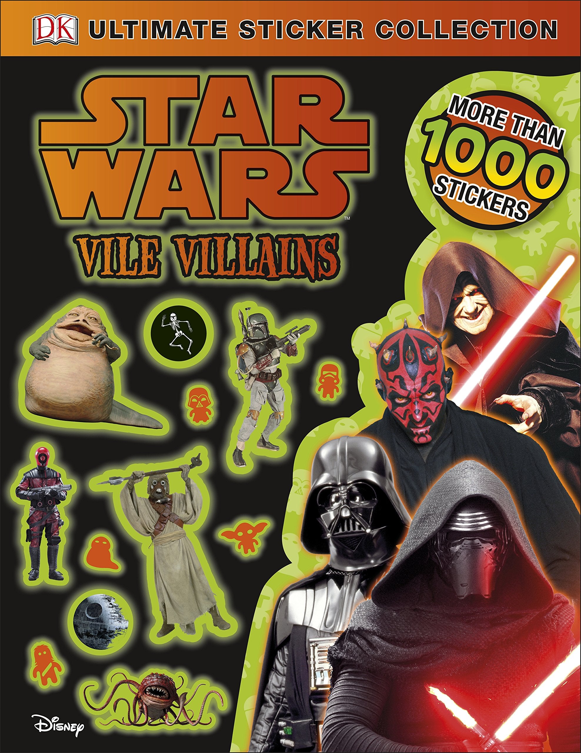Star Wars Vile Villains Ultimate Sticker Collection Non-fiction