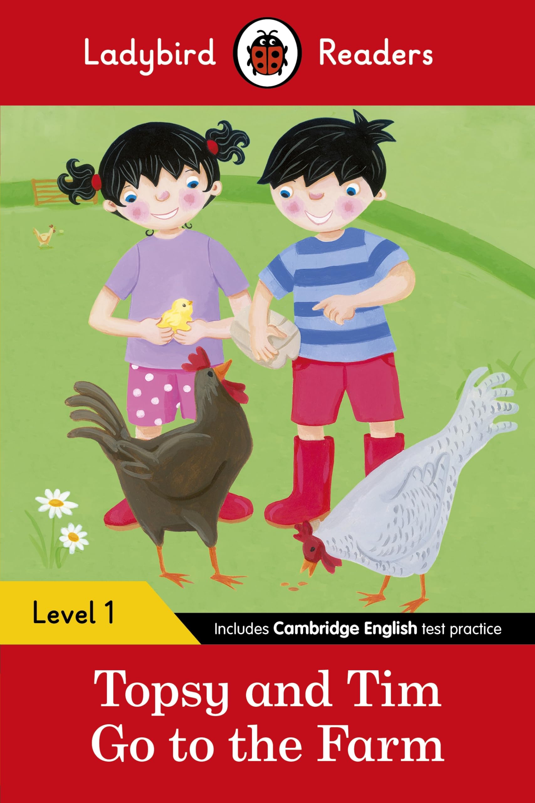 Ladybird Readers Level 1 - Topsy and Tim - Go to the Farm (ELT Graded Reader) Foreign Languages ​​& Dictionaries