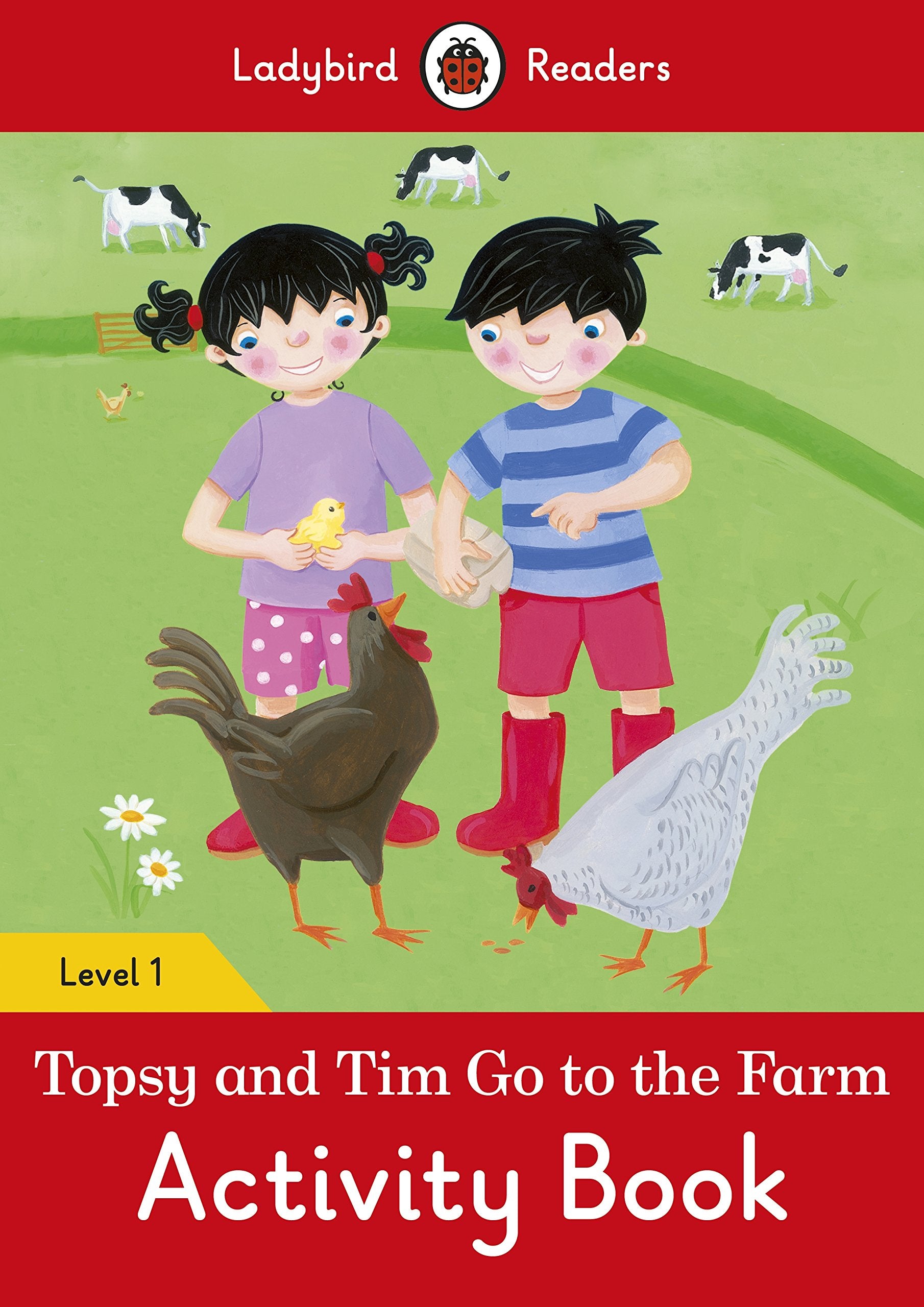 Topsy and Tim: Go to the Farm Activity Book - Ladybird Readers Level 1 Foreign Languages ​​& Dictionaries