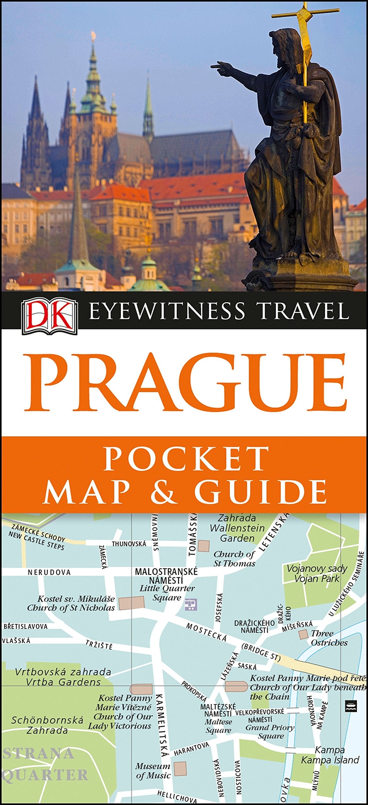 Product Image: DK Eyewitness Prague Pocket Map and Guide (Pocket Travel Guide)