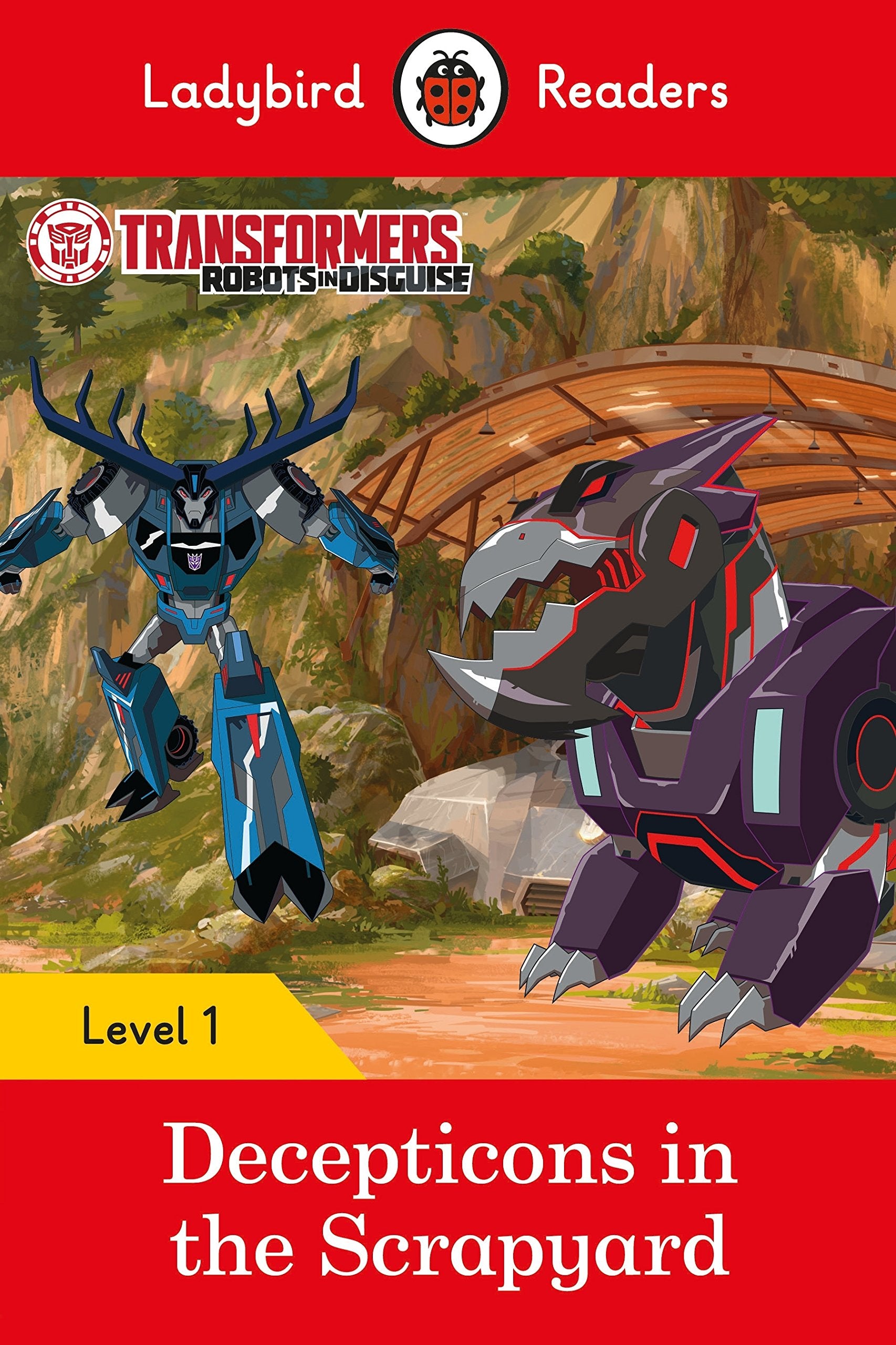 Transformers: Decepticons in the Scrapyard- Ladybird Readers Level 1 Foreign Languages ​​& Dictionaries