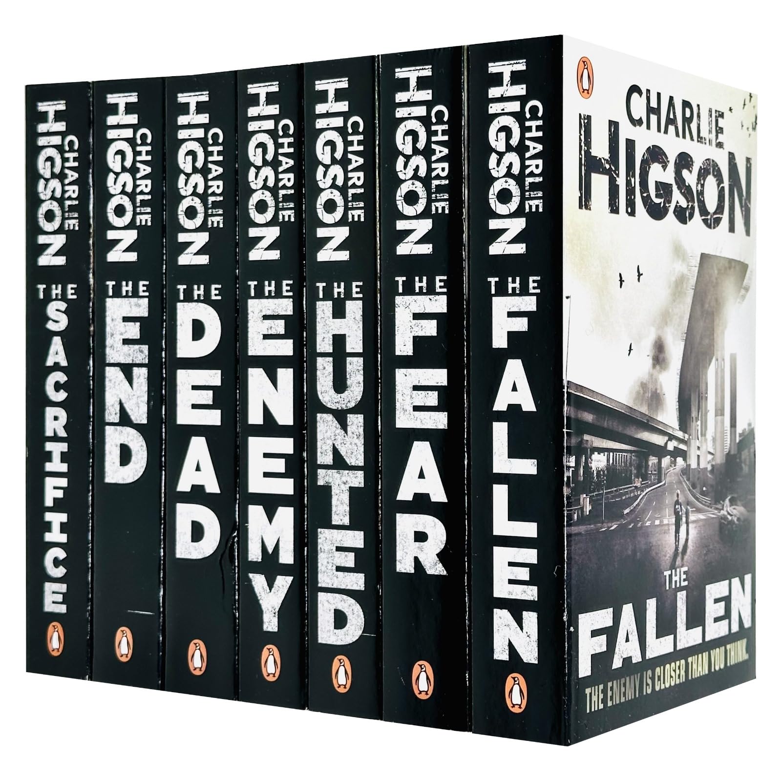 Charlie Higson The Enemy Series 7 Books Collection Set (The Enemy, The Dead, The Fear, The Scarifice, The Fallen, The Hunted, The End) Fiction
