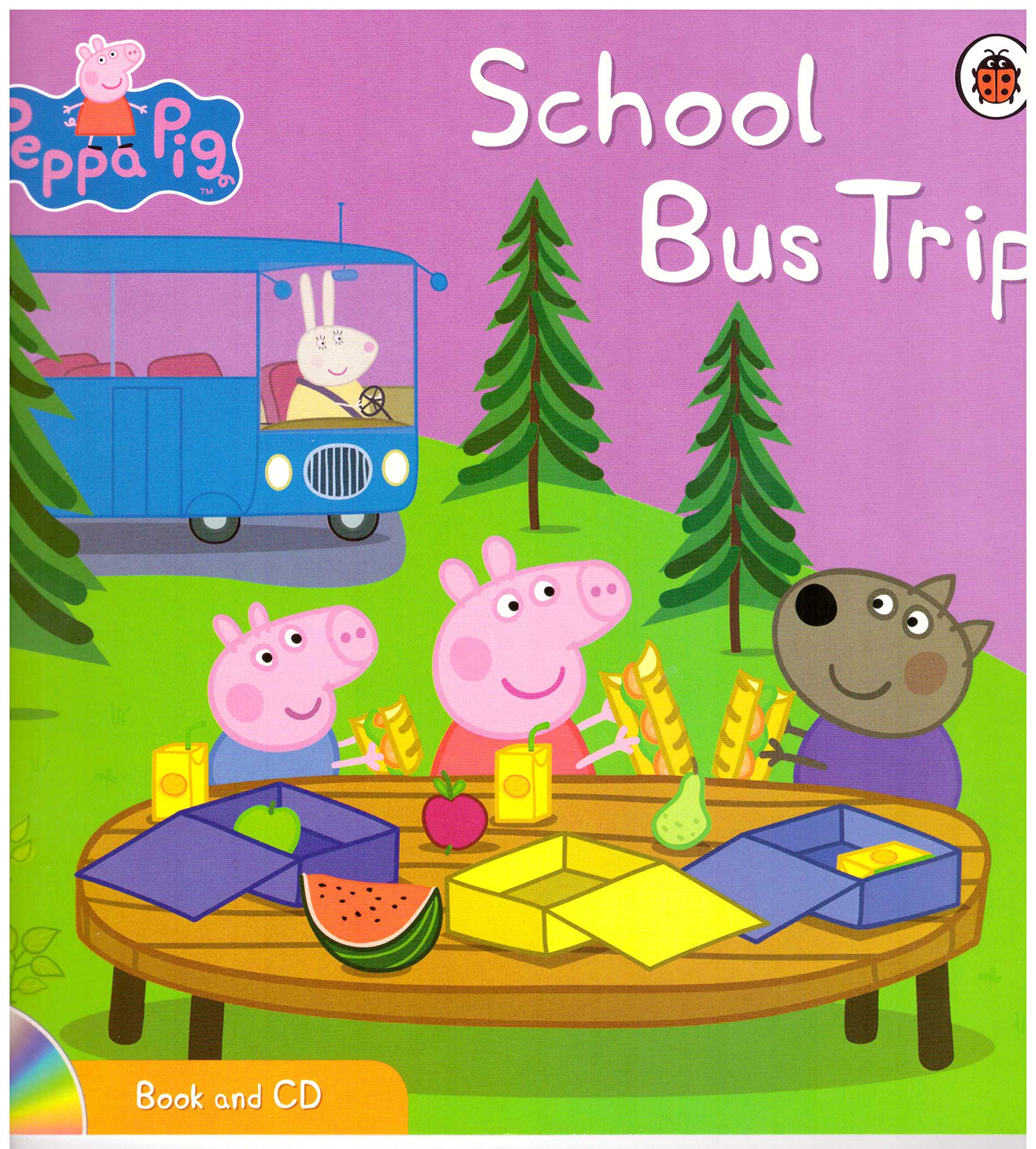 Peppa Pig Story Book and CD - SCHOOL BUS TRIP book