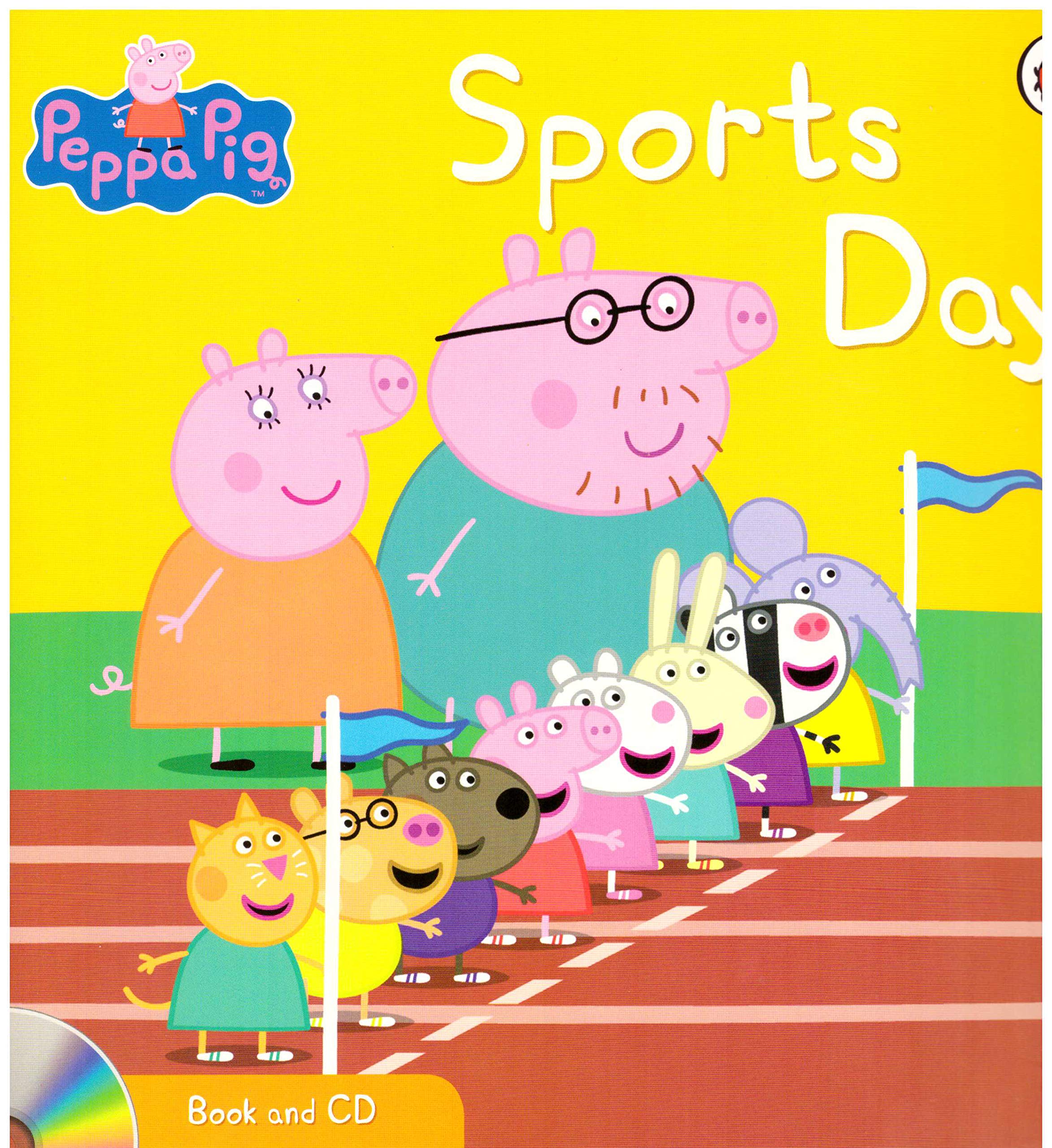 Peppa Pig Story Book and CD - SPORTS DAY Books