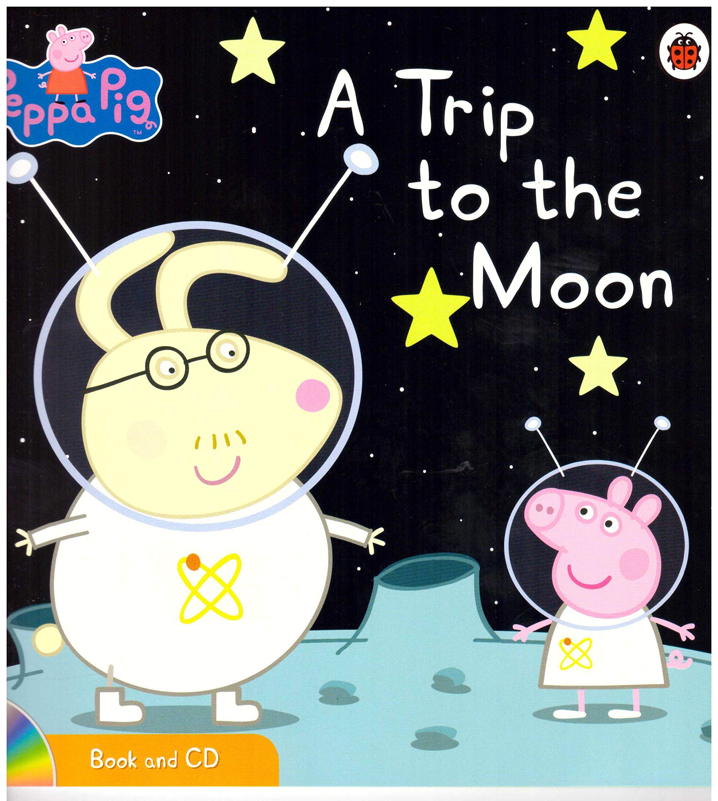 Peppa Pig Story Book and CD - A TRIP TO THE MOON Books