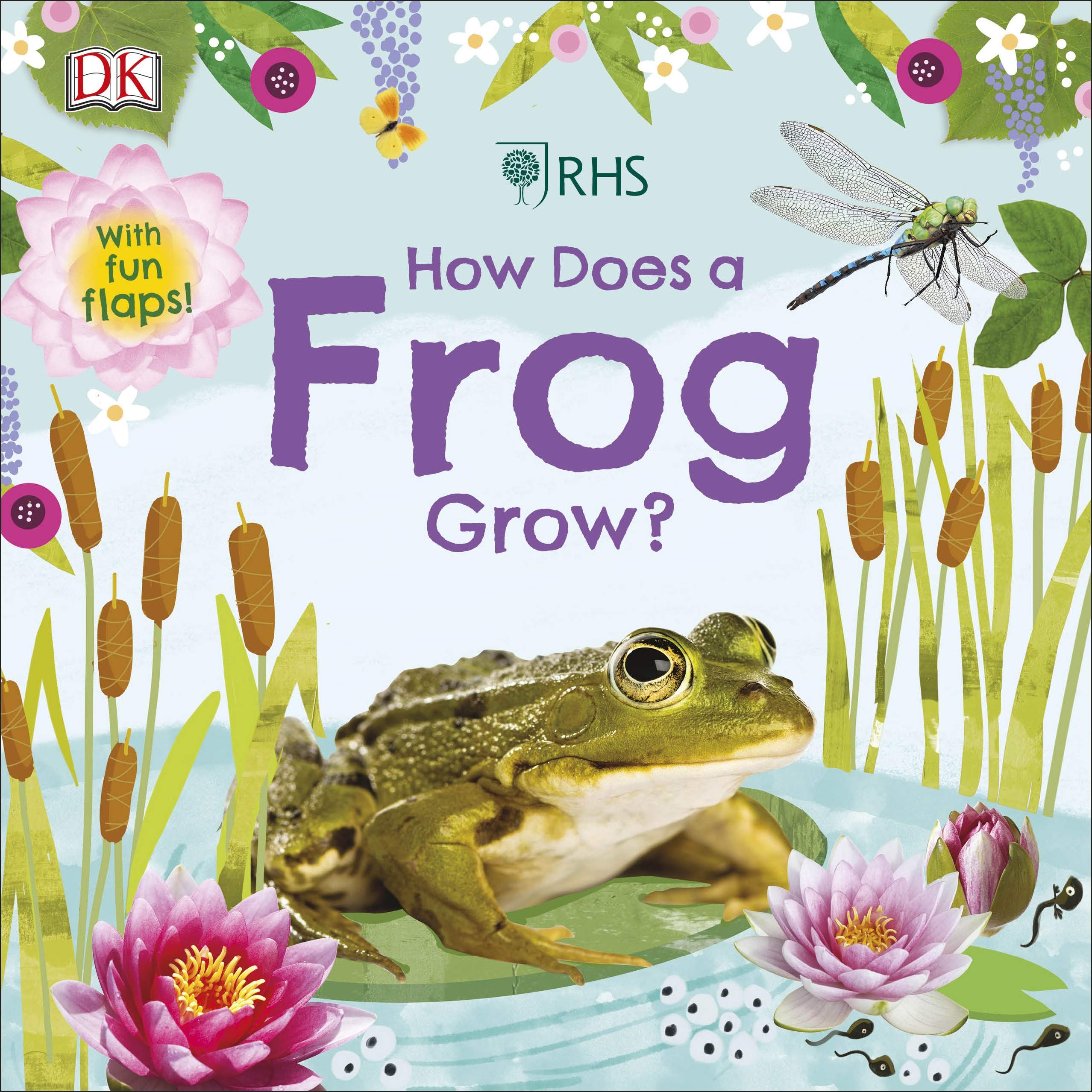 RHS How Does a Frog Grow? (Life Cycle Board Books) Non-fiction