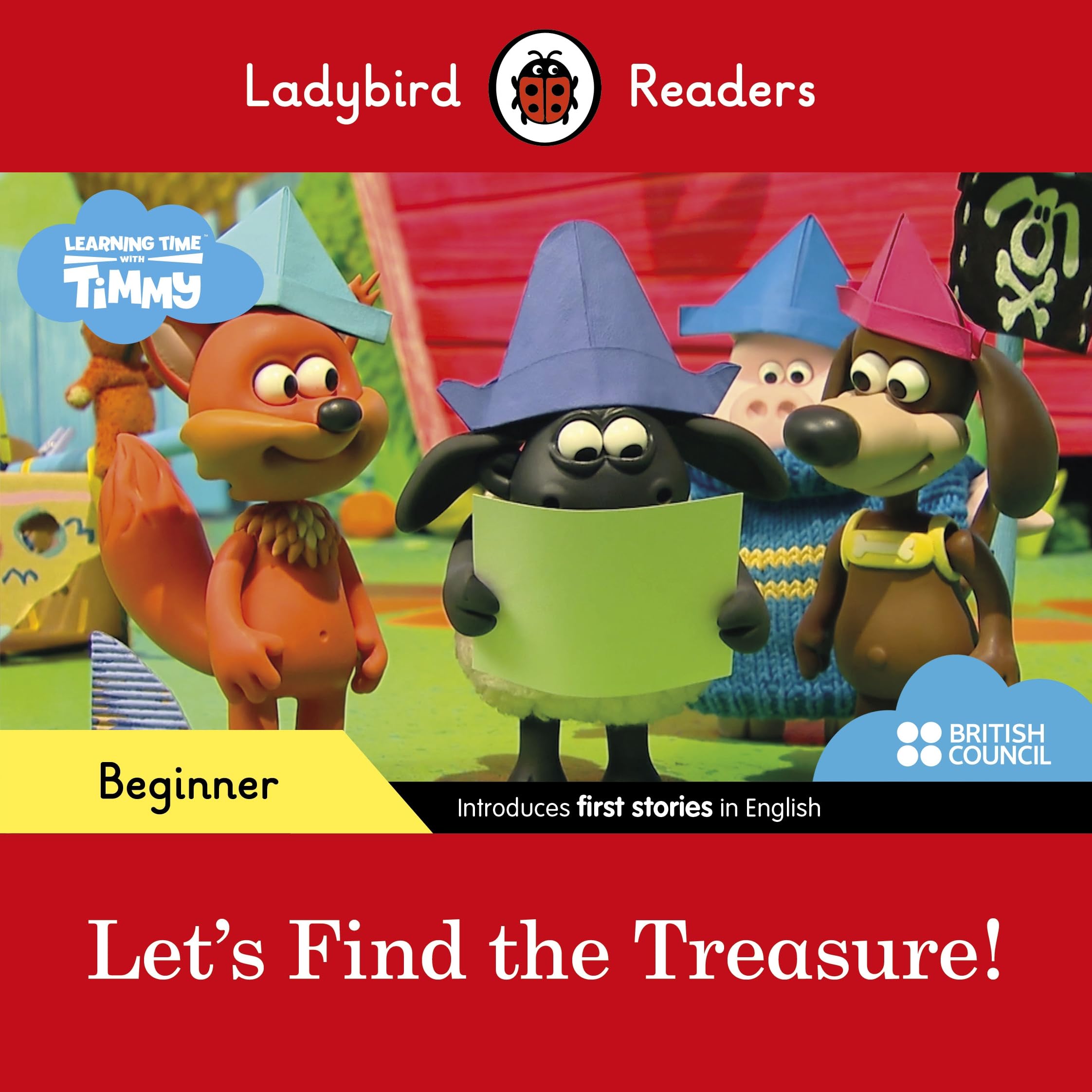 Ladybird Readers Beginner Level - Timmy Time - Let's Find the Treasure! (ELT Graded Reader) Foreign Languages ​​& Dictionaries
