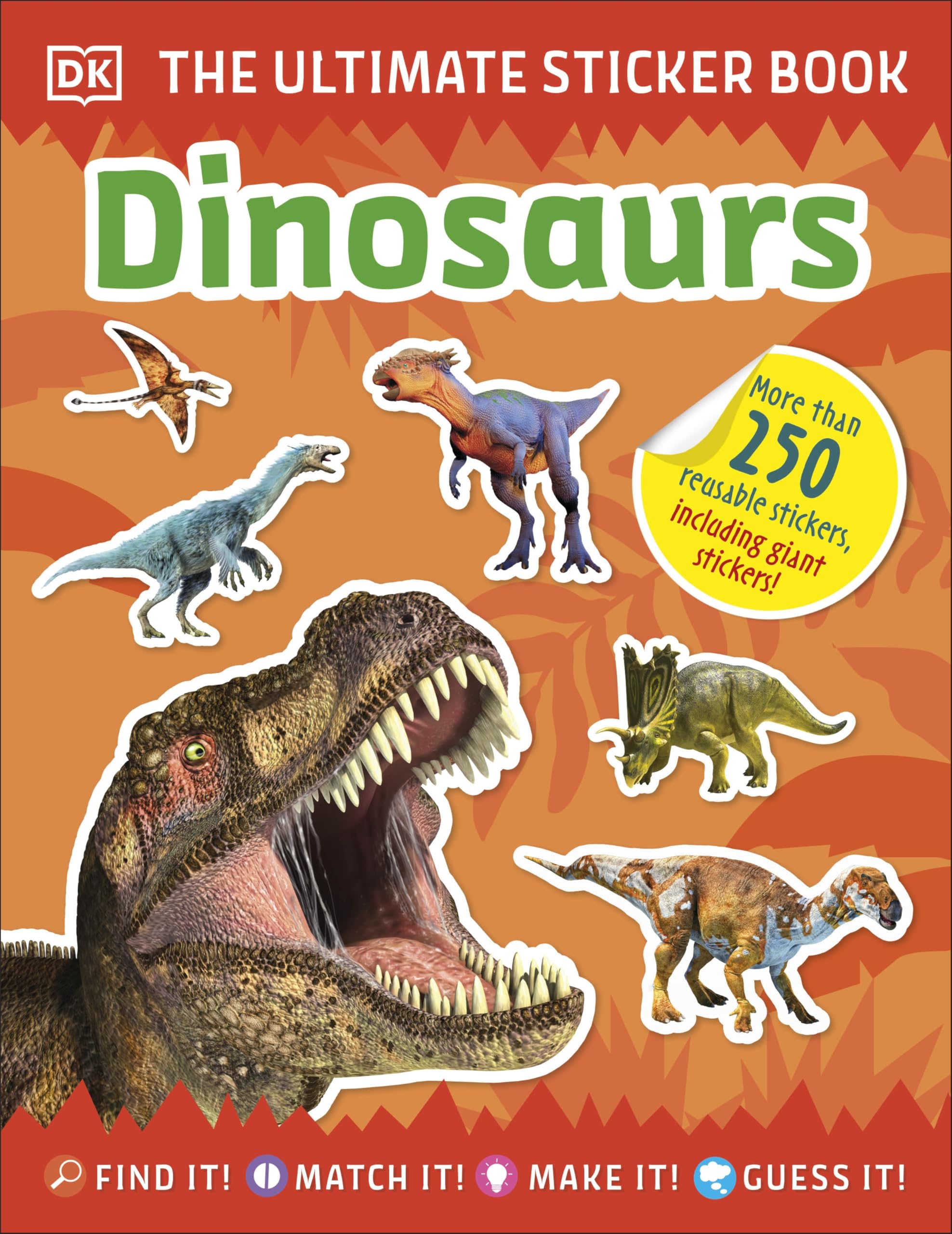 Ultimate Sticker Book Dinosaurs Tiptoi & Games