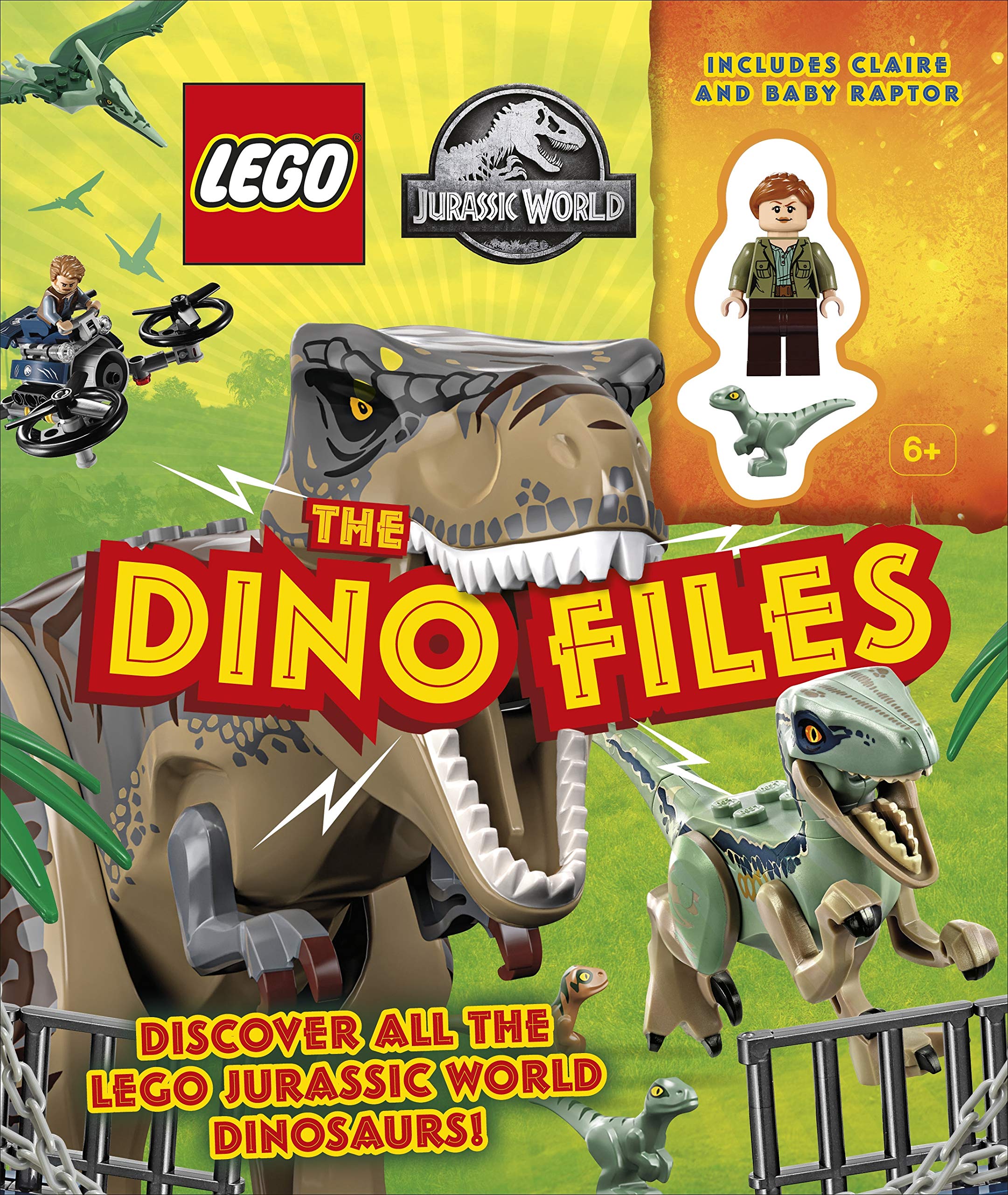 LEGO Jurassic World The Dino Files: with LEGO Jurassic World Claire Minifigure and Baby Raptor! Parents & Children