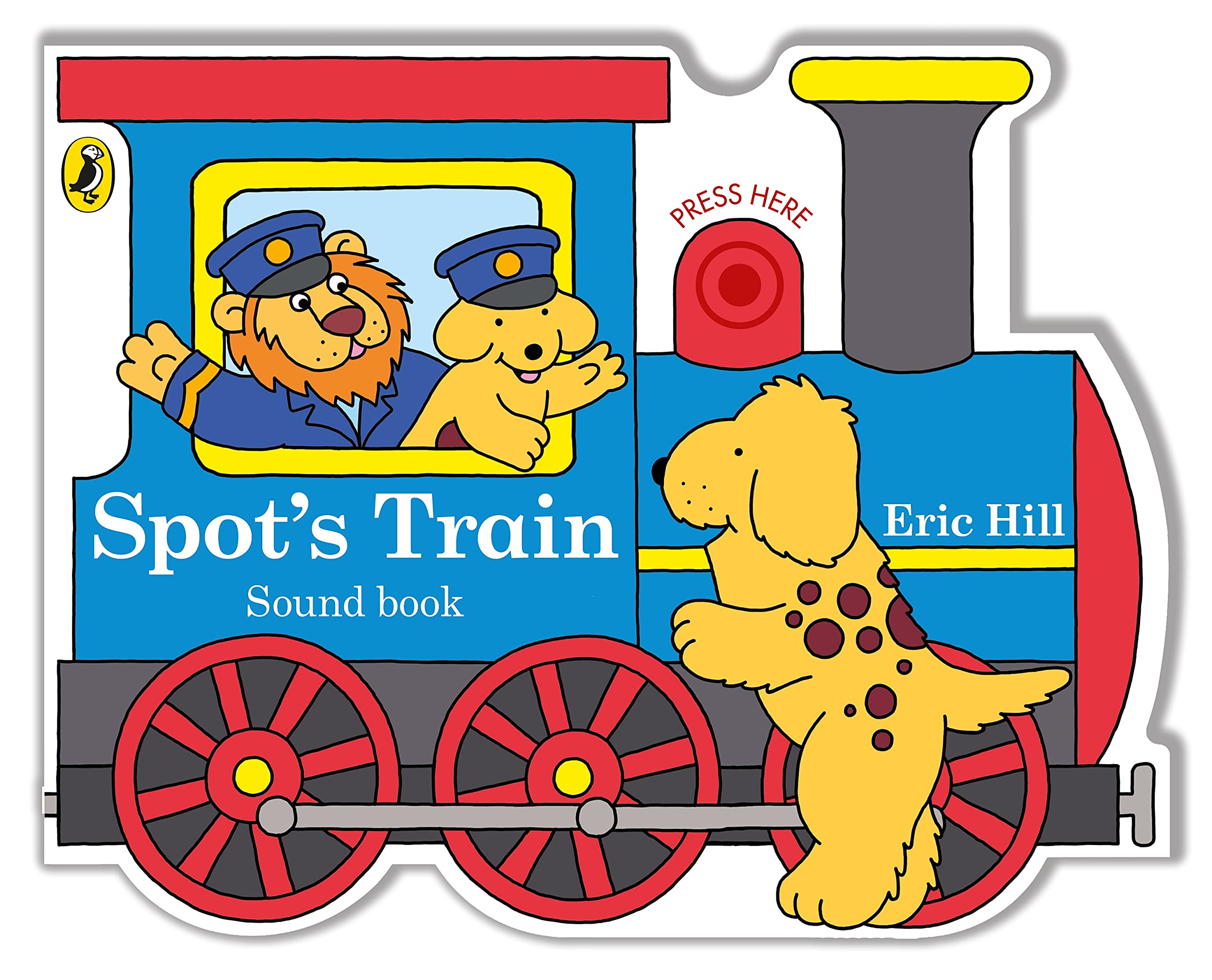 Spot's Train: A shaped board book with sound for babies and toddlers book