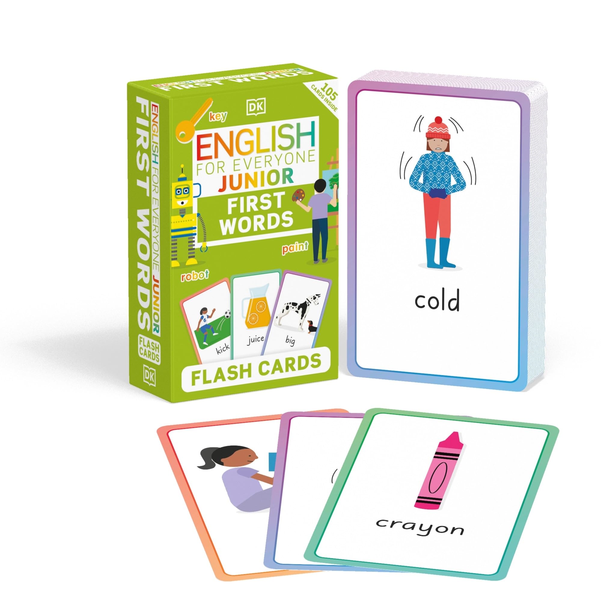 English for Everyone Junior First Words Flash Cards (DK English for Everyone Junior) Computer Science