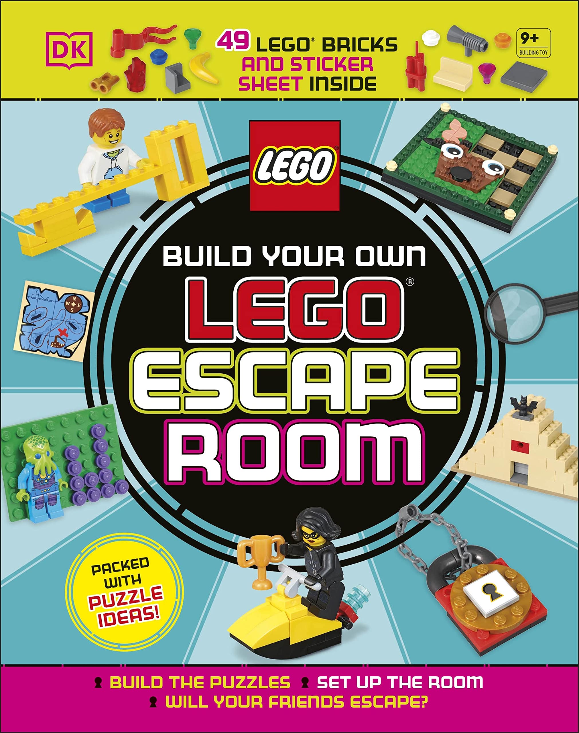 Build Your Own LEGO Escape Room: With 49 LEGO Bricks and a Sticker Sheet to Get Started Tiptoi & Games