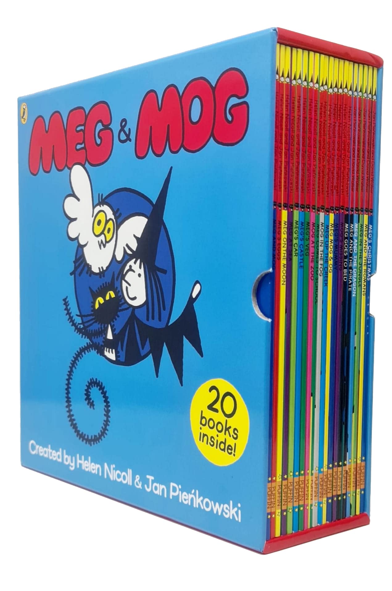 The Complete Collection Meg and Mog Magical Adventures 20 Children Pictures Books Box Set By Helen Nicoll & Jan Pienkowski Including Meg on the Moon Novels & Short Stories