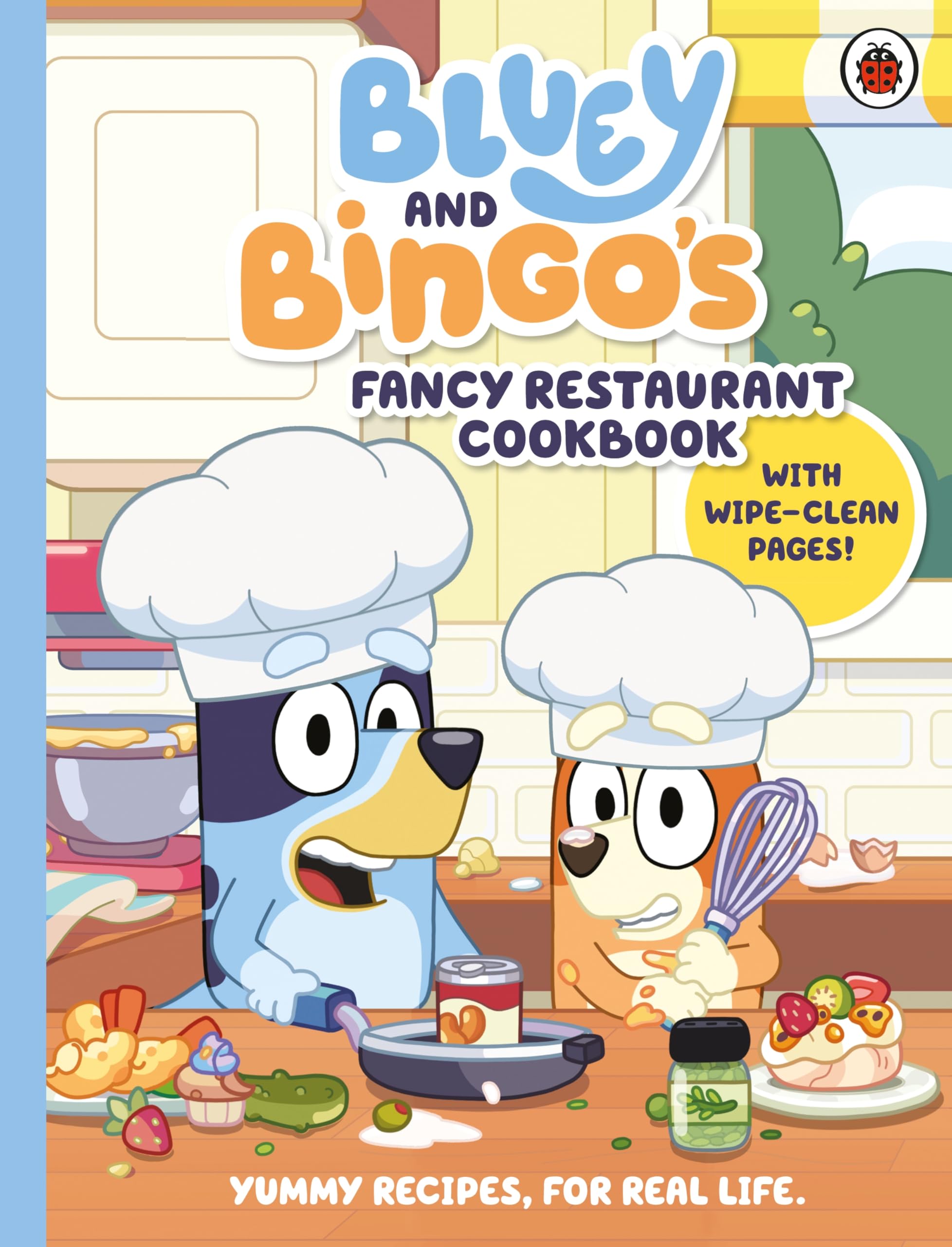 Bluey: Bluey and Bingo’s Fancy Restaurant Cookbook: A fun and easy recipe book for kids, with wipe-clean pages Health, Nutrition & Fitness