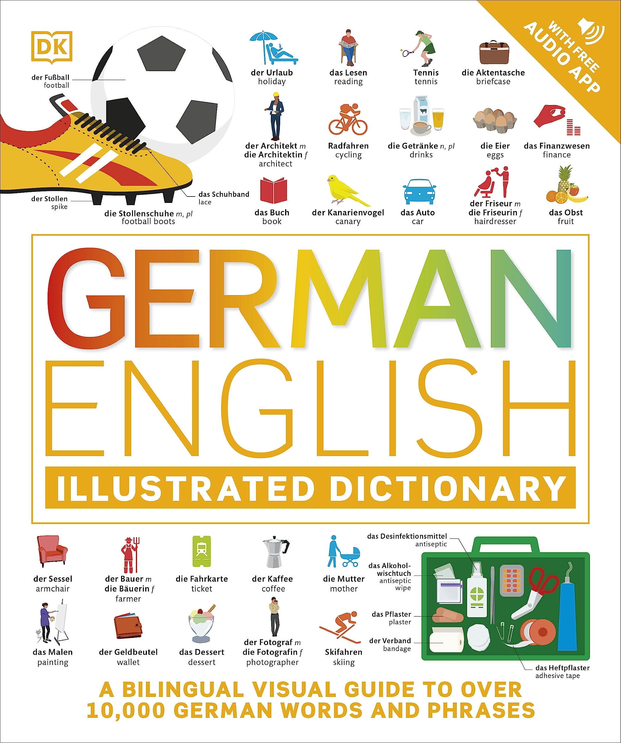 German English Illustrated Dictionary Foreign Languages ​​& Dictionaries