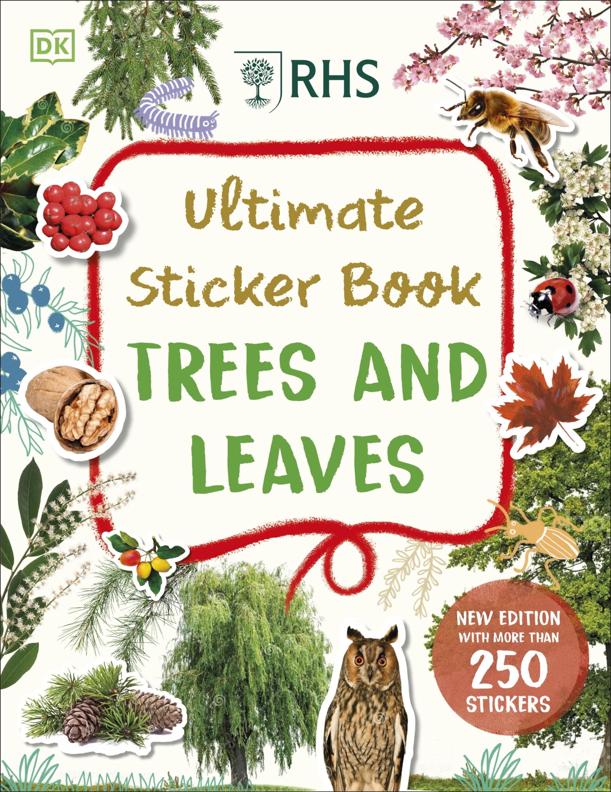 RHS Ultimate Sticker Book Trees and Leaves: New Edition with More Than 250 Stickers book
