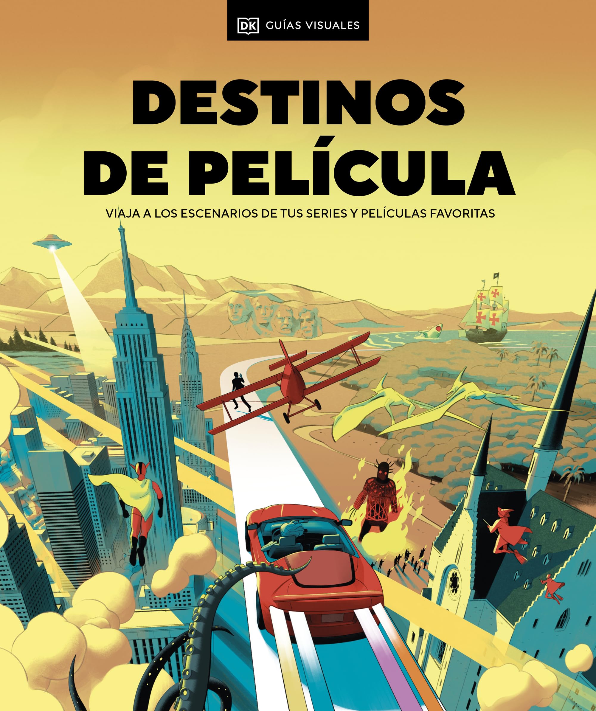 Destinos de película (Guías Visuales. Viajes para regalar): Viaja a los escencarios de tus series y películas favoritas (Guías de viaje) Film, Art & Culture
