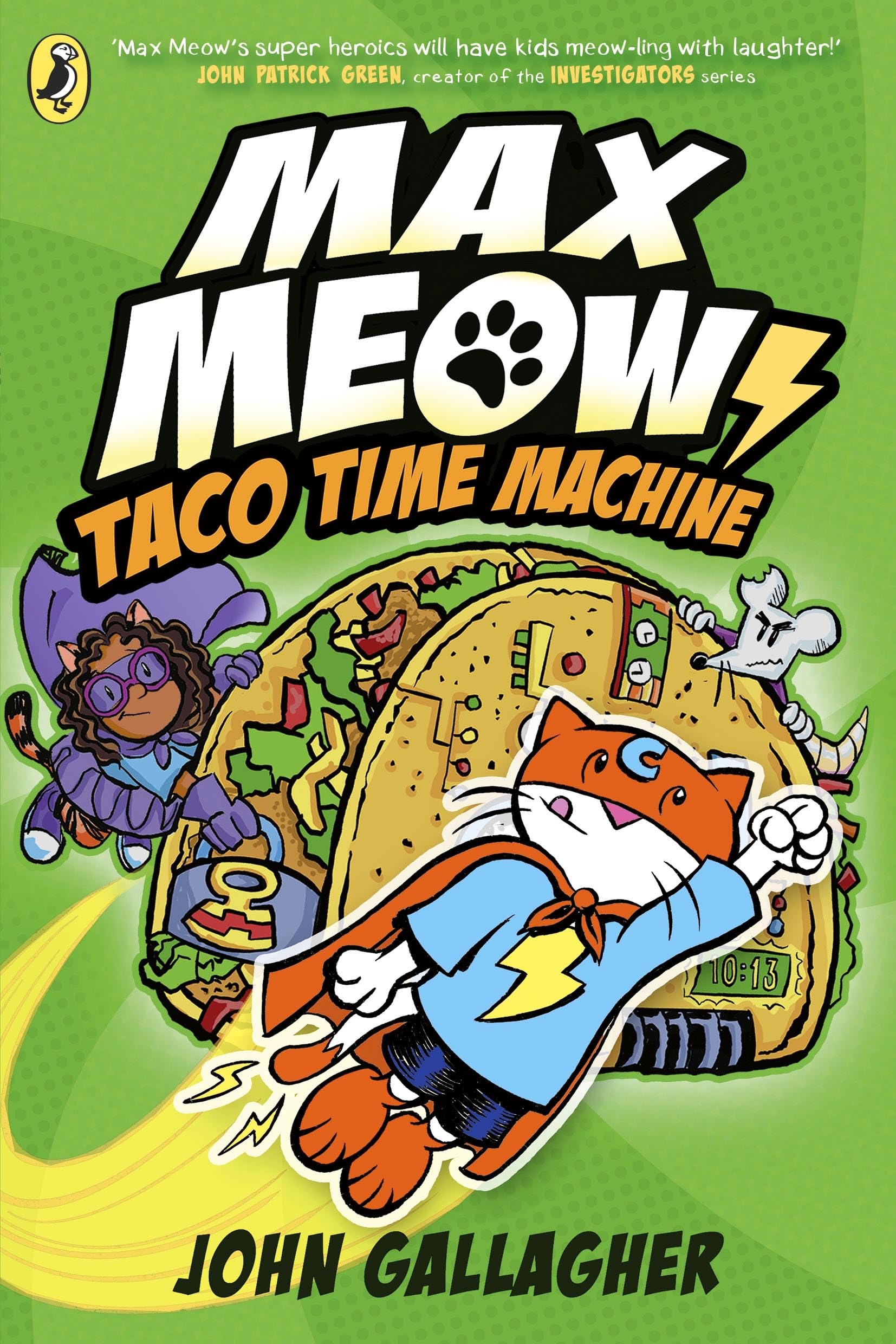 Max Meow Book 4: Taco Time Machine: A graphic novel (Max Meow, 4) Manga