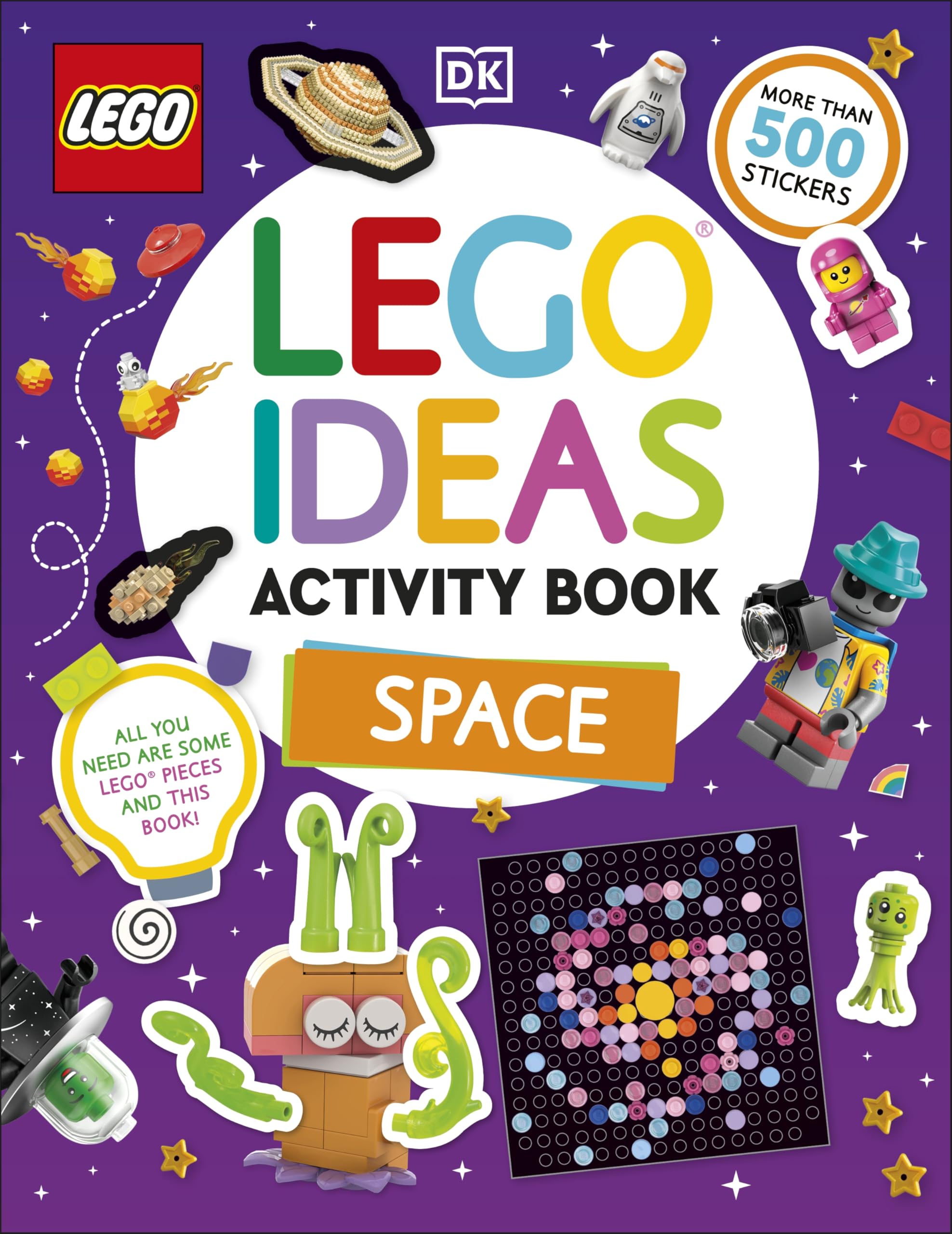 LEGO Ideas Activity Book Space: Packed with LEGO Building and Sticker Activities and Fun Facts. With 500+ Stickers! Tiptoi & Games