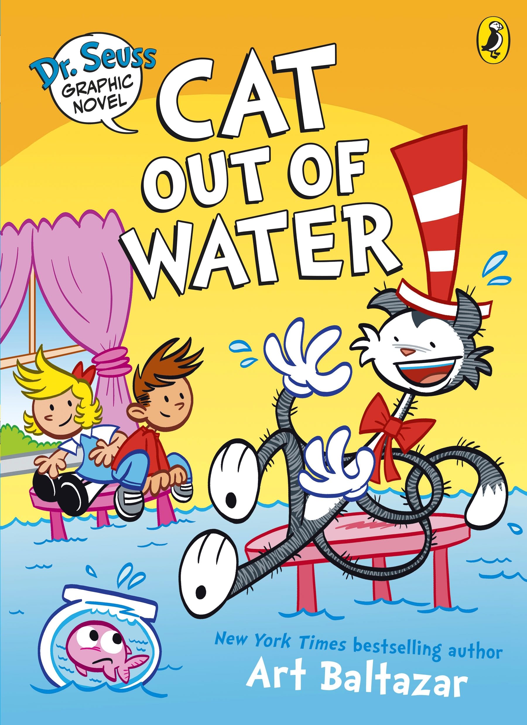 Dr. Seuss Graphic Novel: Cat Out of Water: A Cat in the Hat Story book