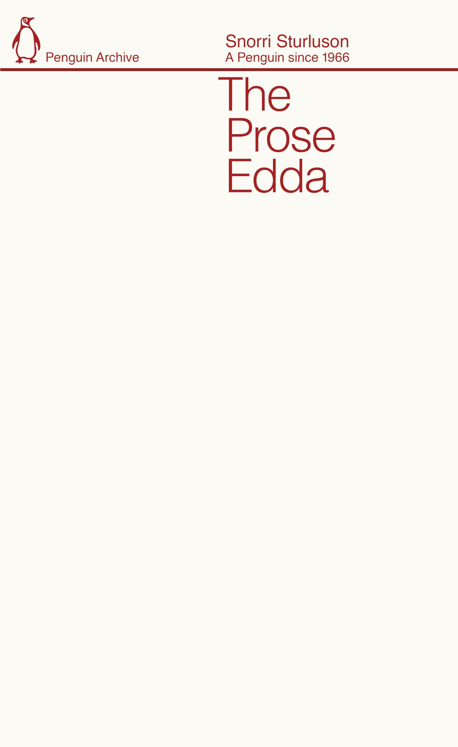 The Prose Edda Classics