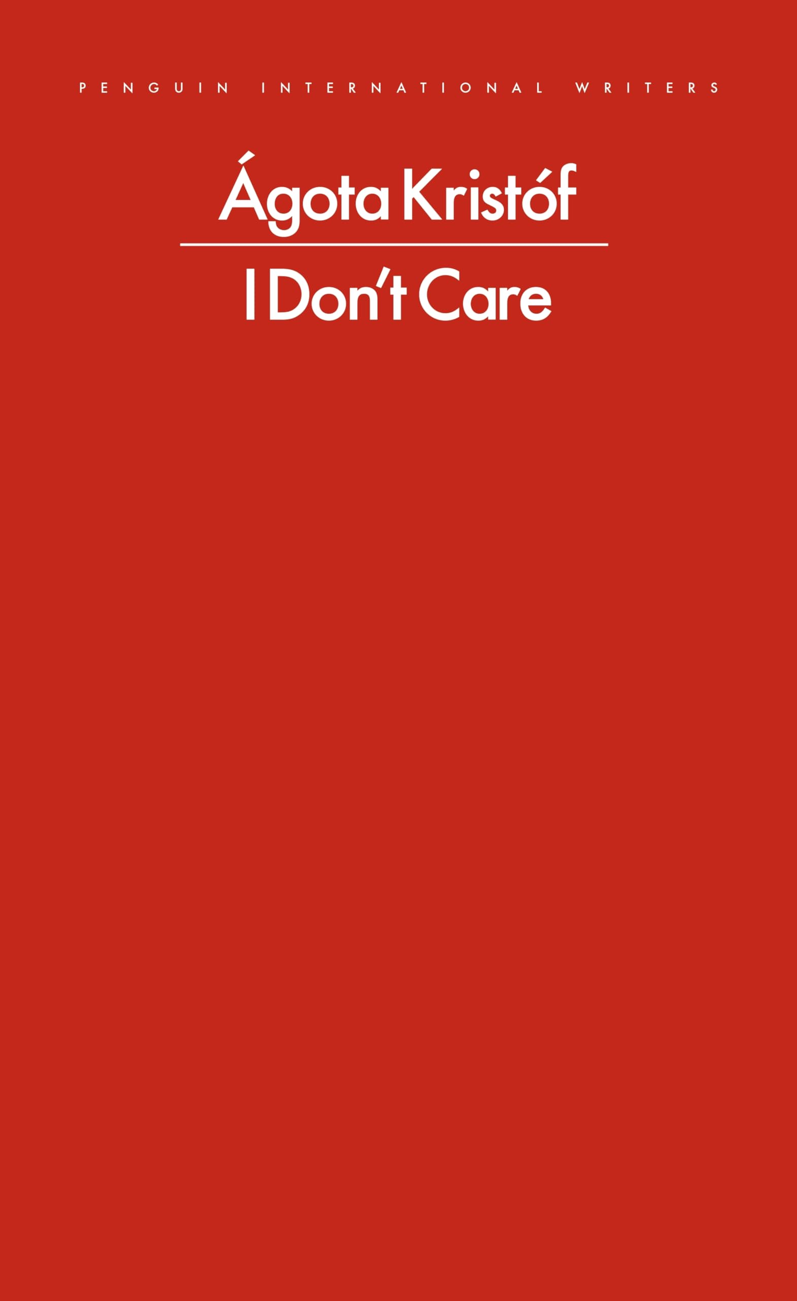 I Don't Care Essays & Short Stories