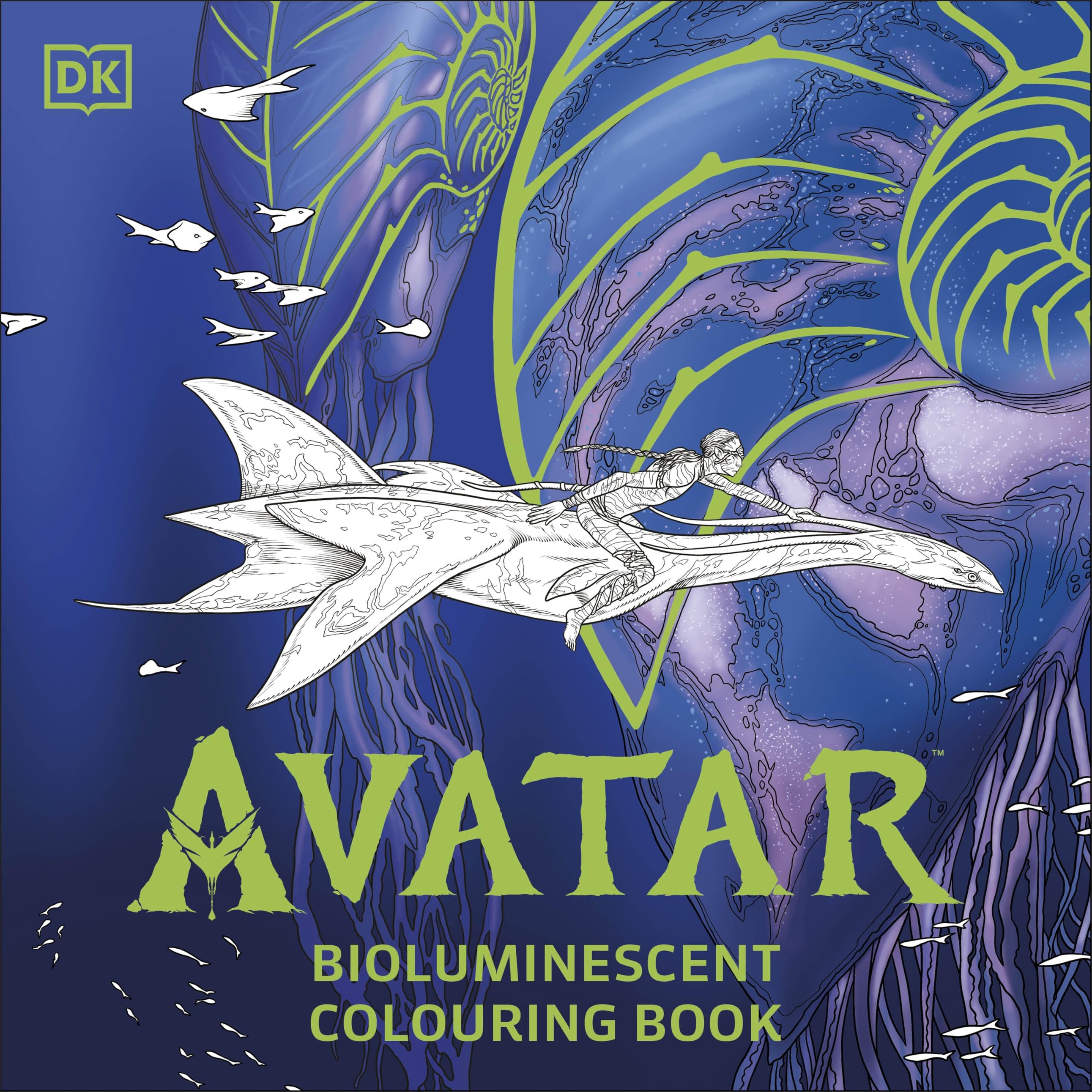 Avatar Bioluminescent Colouring Book: The Officially Licensed Glow in the Dark Colouring Book Hobbies & Crafts