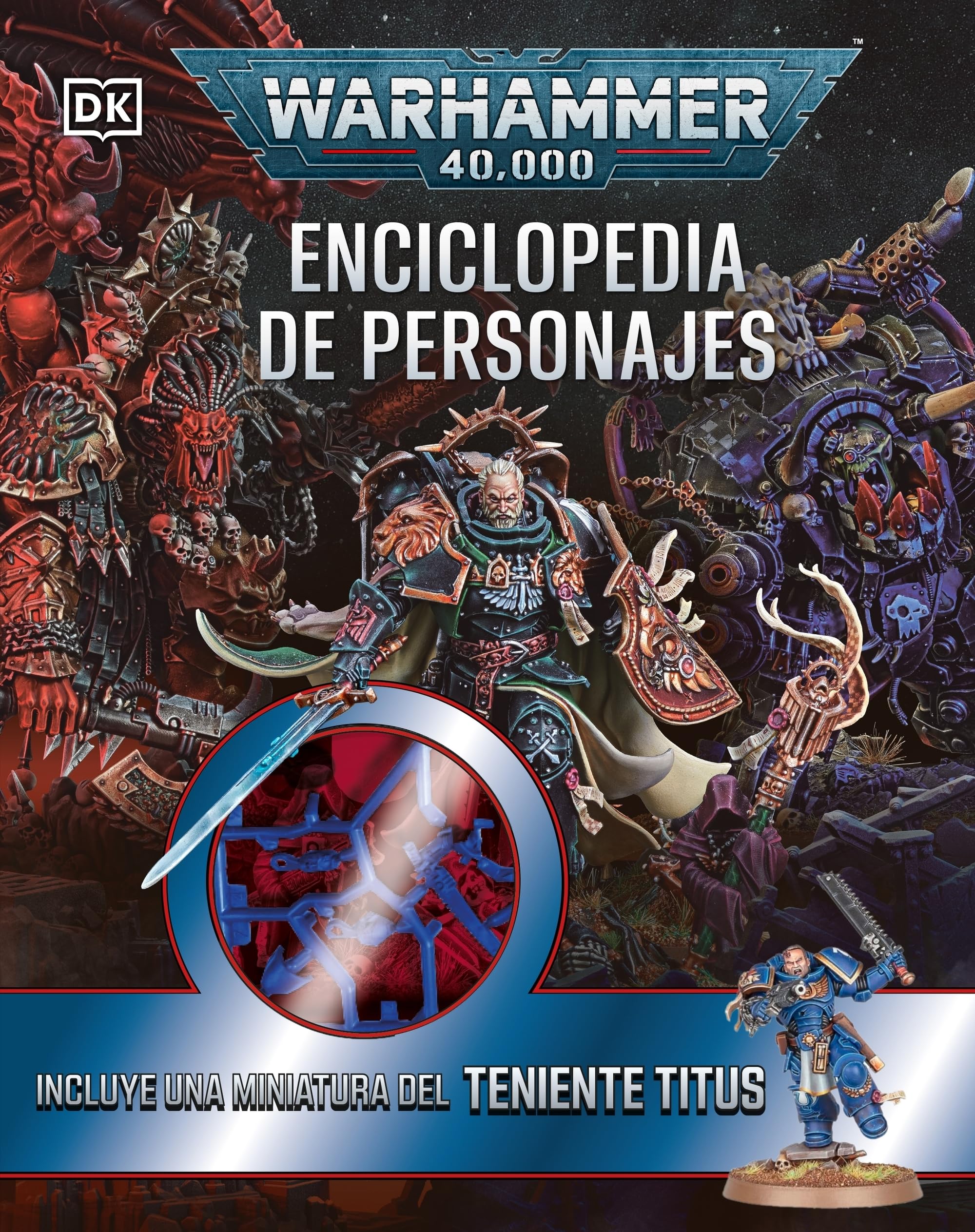 Warhammer 40.000 Enciclopedia de personajes. Incluye miniatura book
