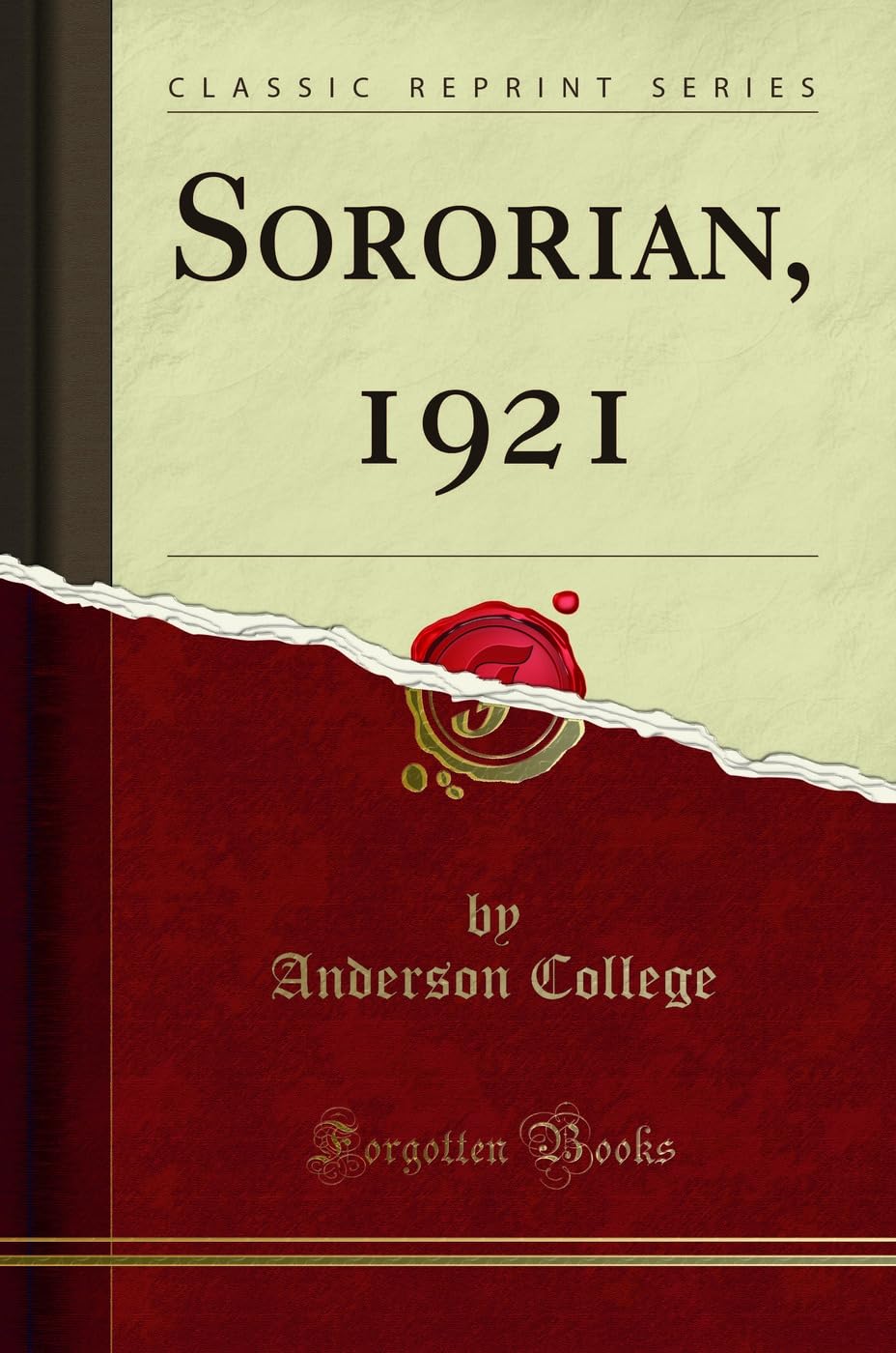 Sororian, 1921 (Classic Reprint) Reference Books