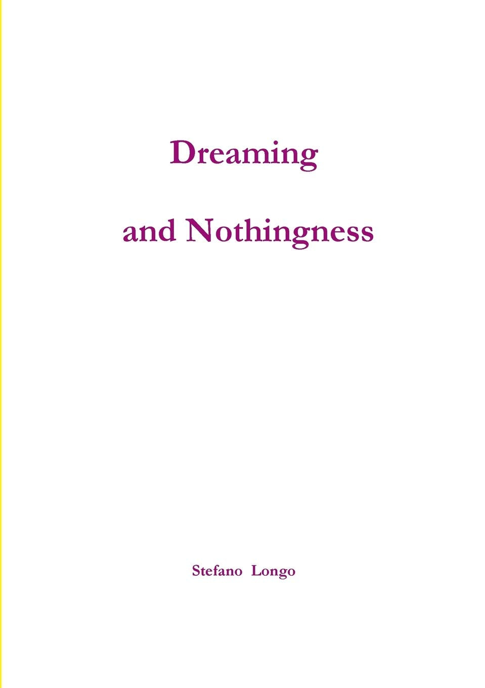 Dreaming and Nothingness Fantasy & Sci-Fi