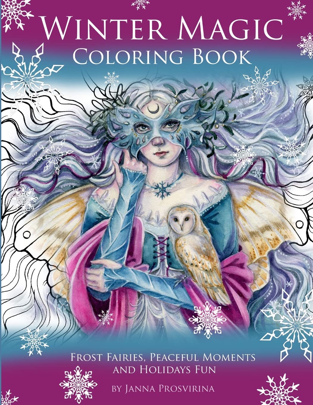 Winter Magic Coloring Book Hobbies & Crafts