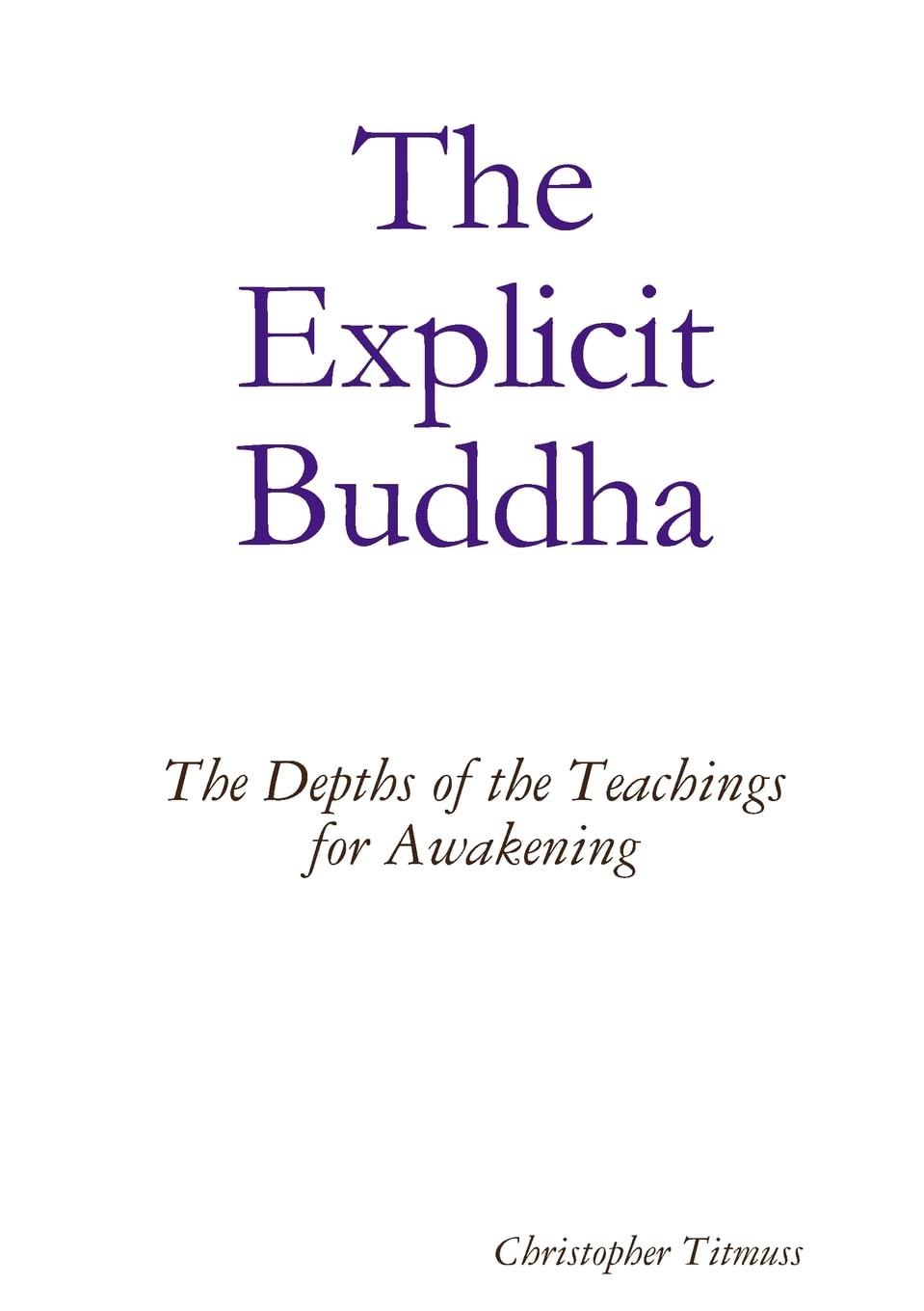 The Explicit Buddha Religion & Esotericism
