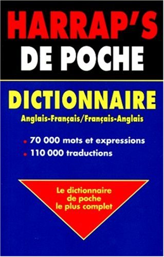 Harrap's de poche: English-French dictionary book