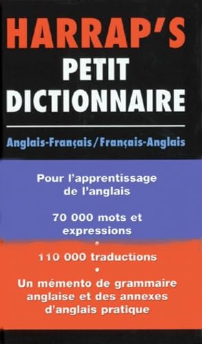 Petit Dictionnaire. Edition Bilingue Francais-Anglais Et Anglais-Francais book