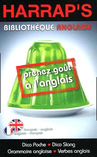 Bibliothèque anglaise Harrap's Coffret en 4 volumes : Dico Poche ; Dico Slang ; Grammaire anglaise ; Verbes anglais Books
