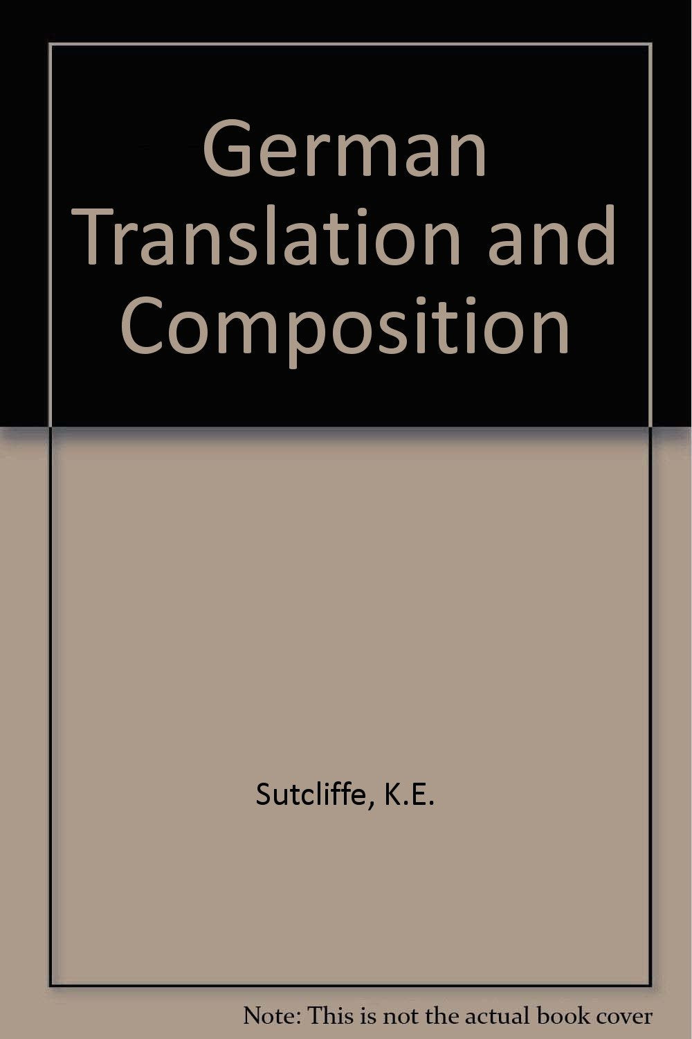 German Translation and Composition Books