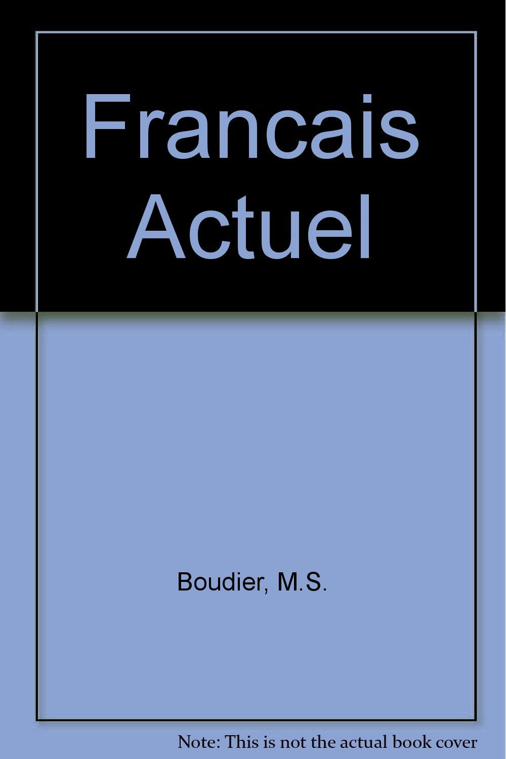 Francais Actuel book