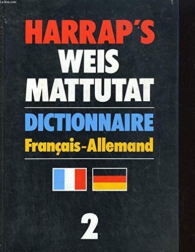 Product Image: Harrap weis mattutat t 2 franc.allem. 092193 (Harrap S)