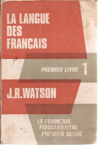 Product Image: Langue des Francais: Bk. 1