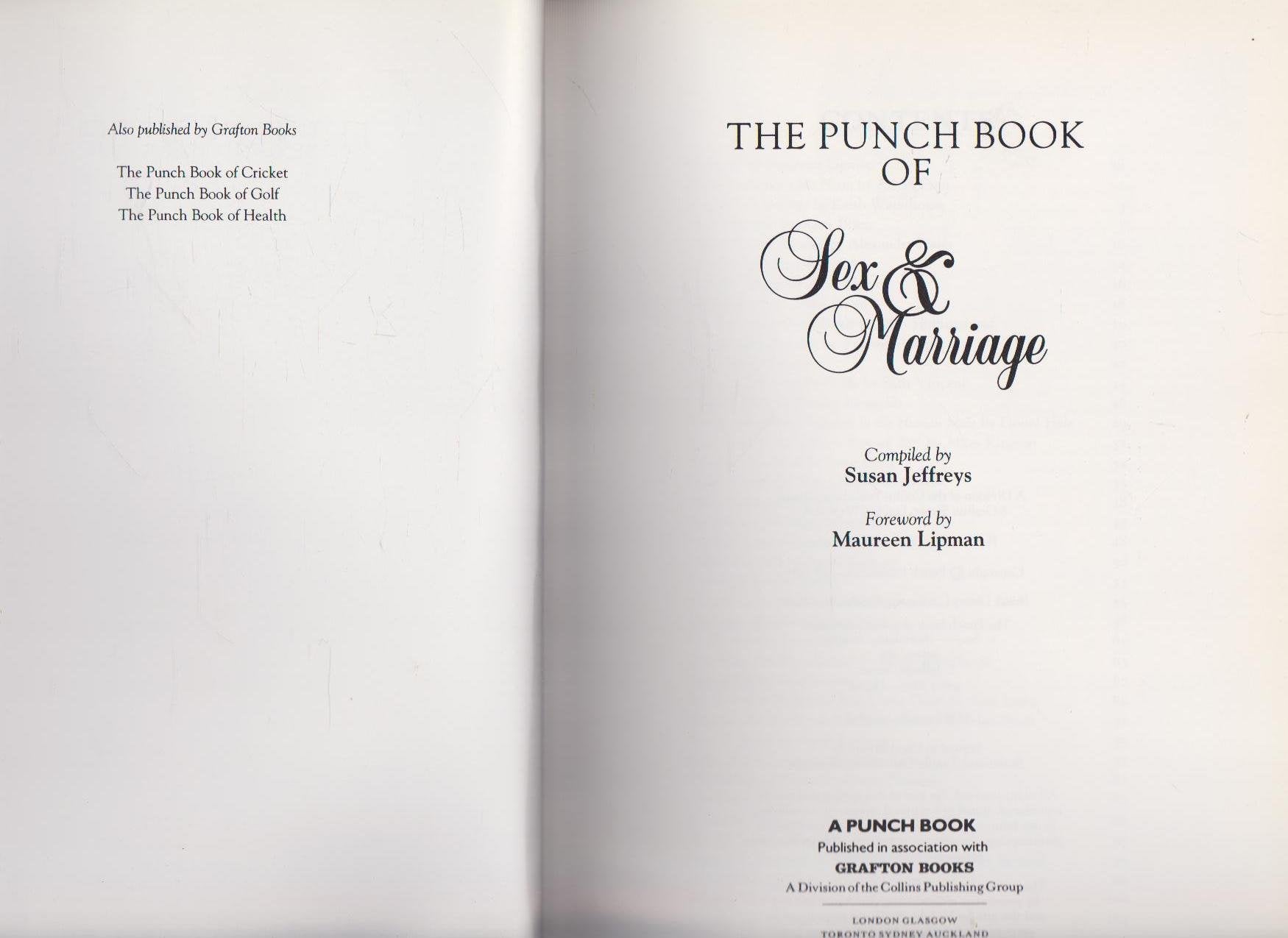 "Punch" Book of Sex and Marriage book