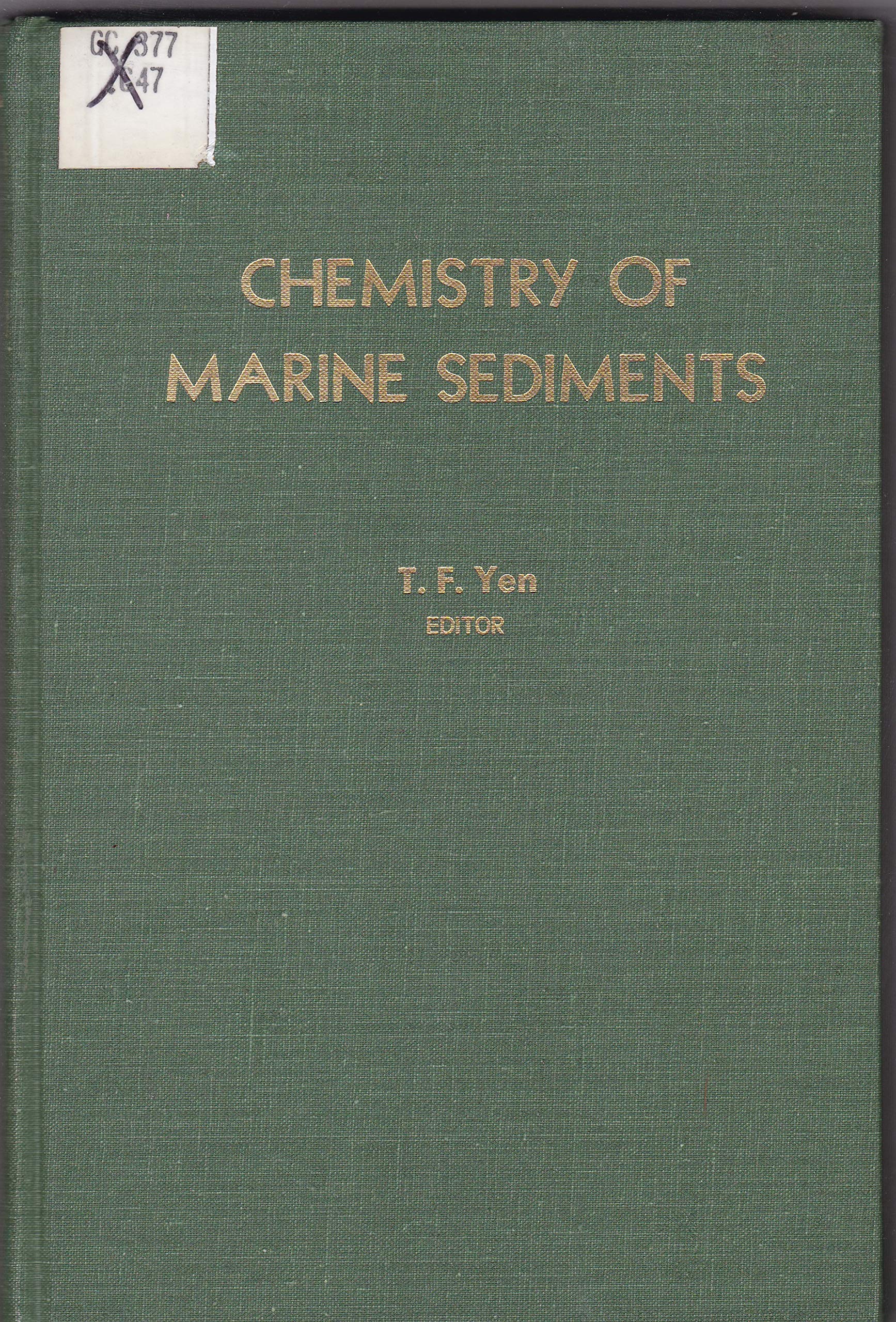 Chemistry of Marine Sediments Books