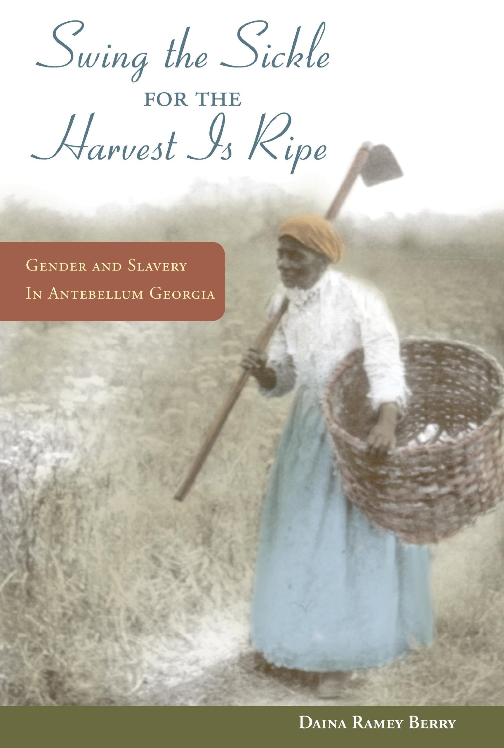 Swing the Sickle for the Harvest is Ripe: Gender and Slavery in Antebellum Georgia (Women in American History) Social Sciences