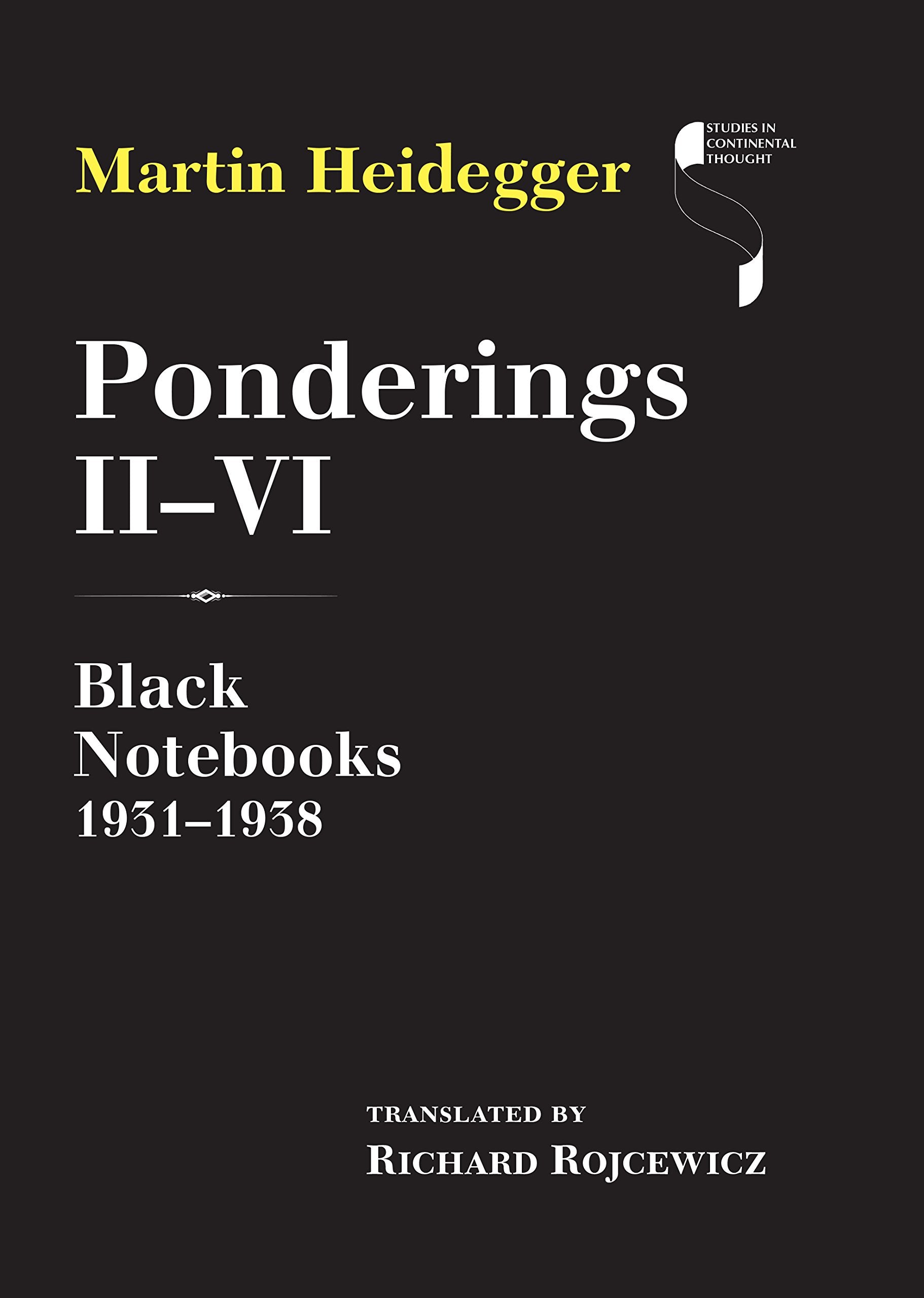 Ponderings II-VI: Black Notebooks 1931-1938 book