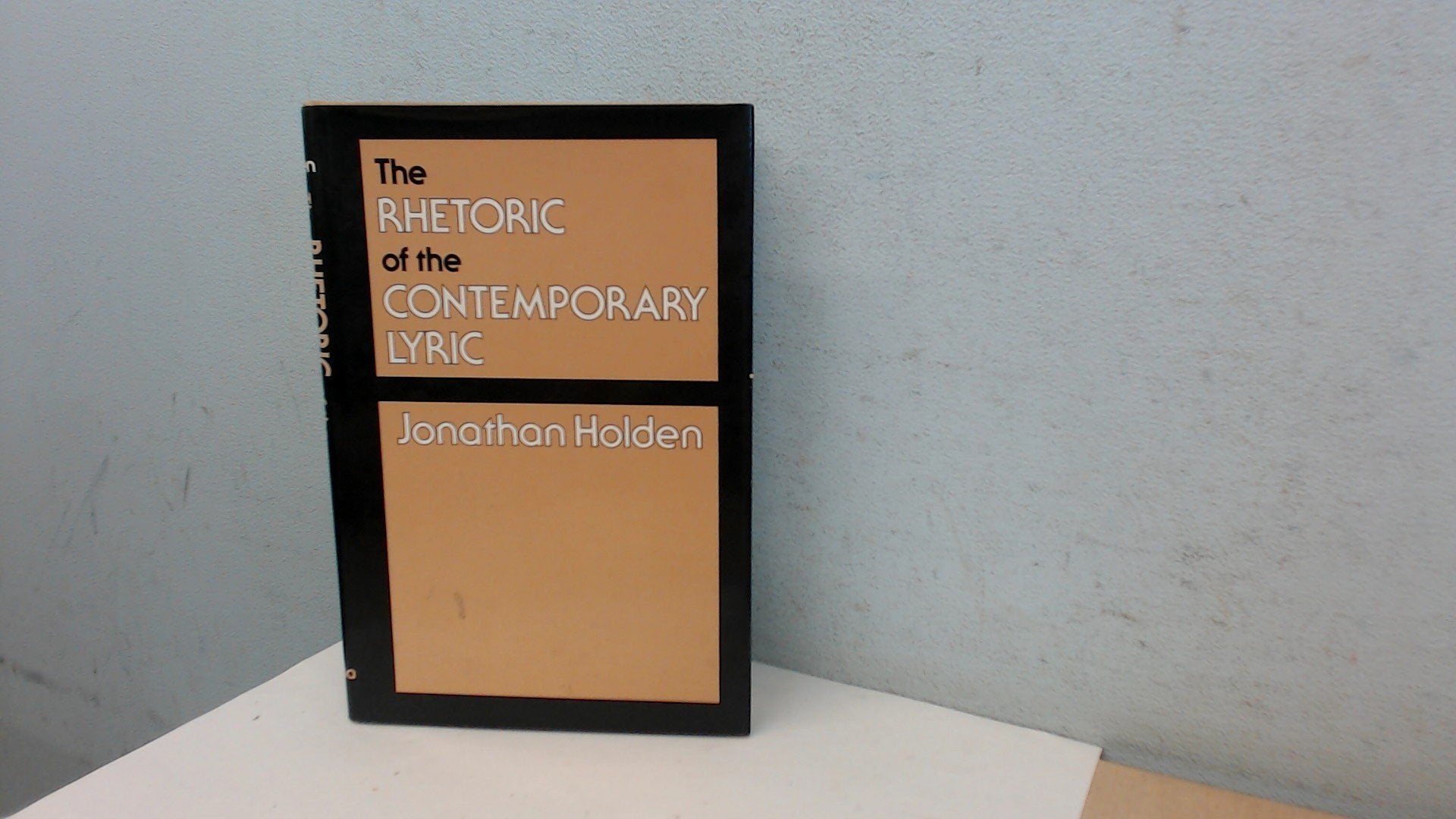 Rhetoric of the Contemporary Lyric Poetry
